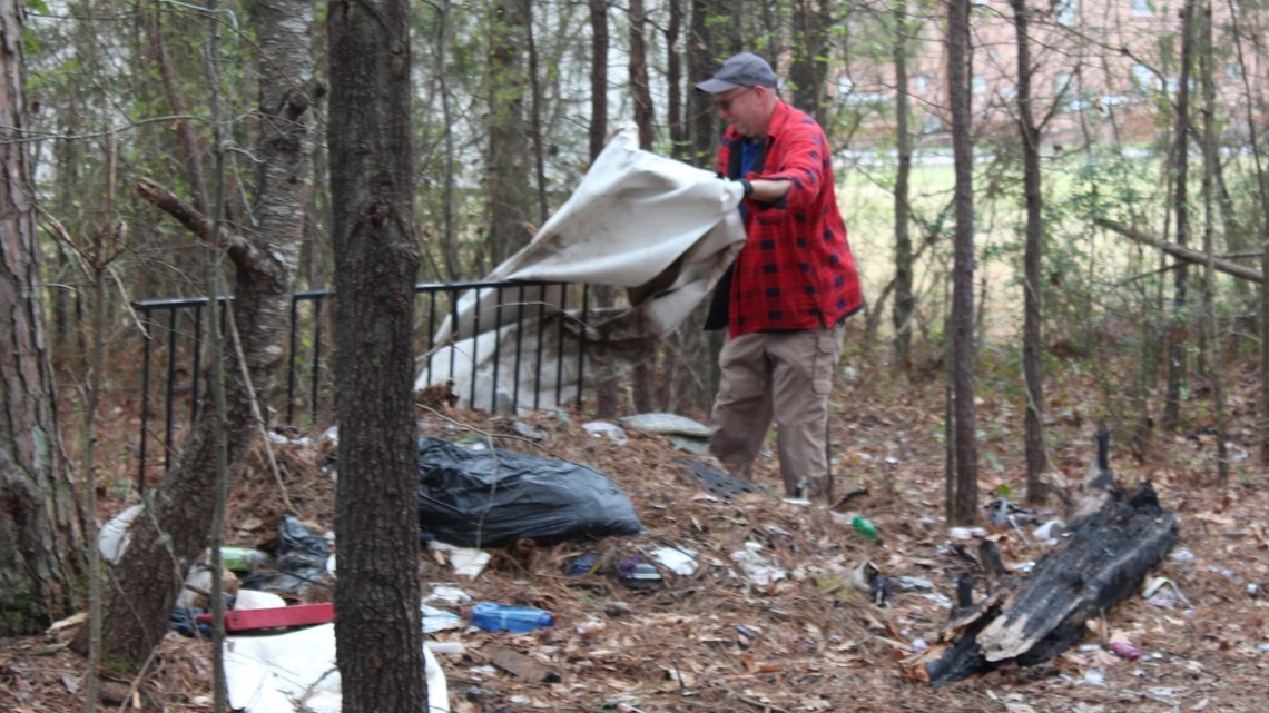 Homeless camps in Central Arkansas cleared out this week