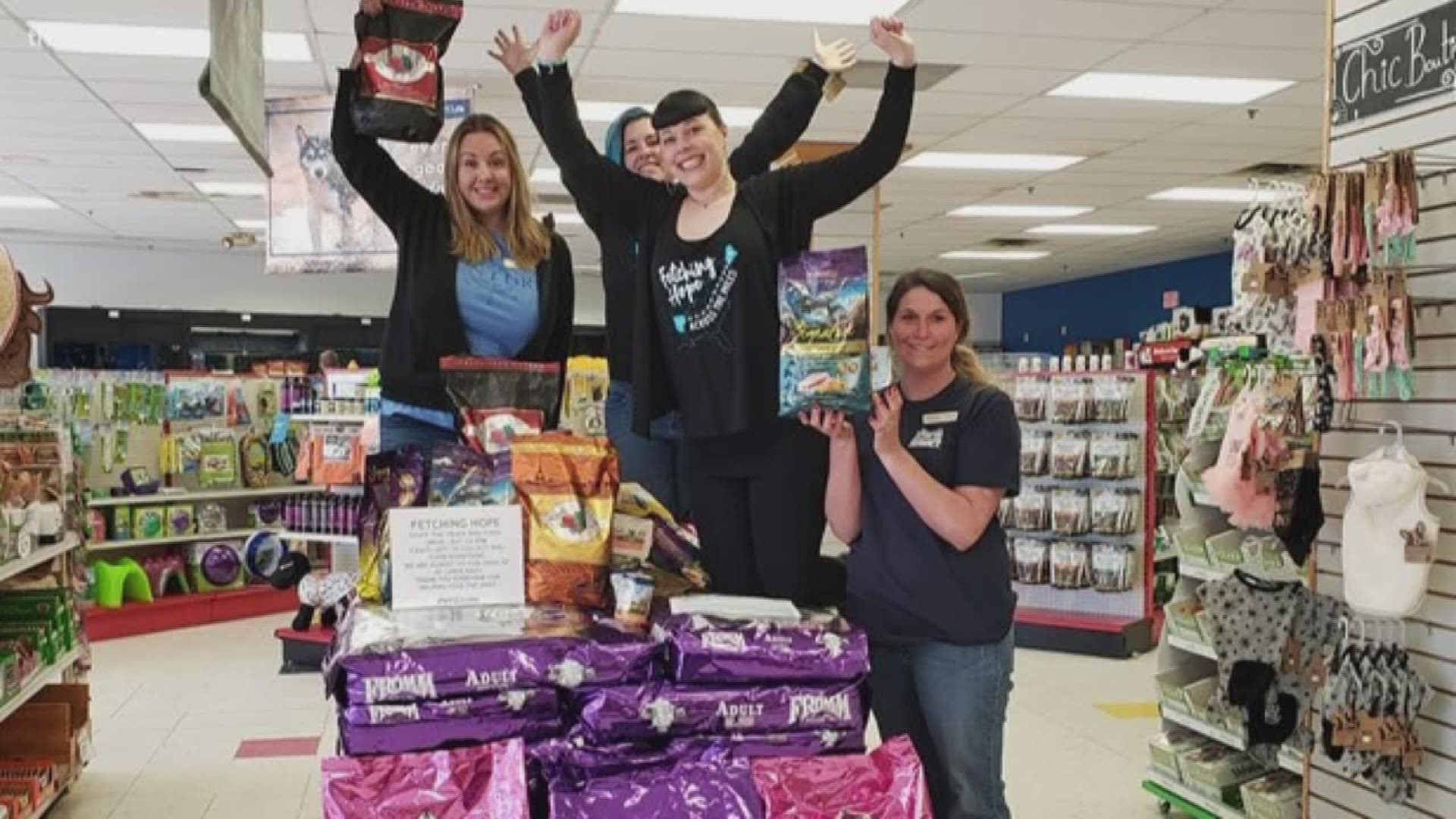 A Maine woman is driving 1,500 miles to Arkansas with over 3,500 pounds of food for dogs in need.