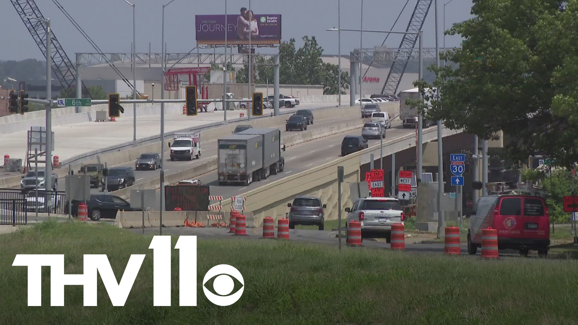 The Arkansas Department of Transportation expects the Interstate 30 crossing project to be finished ahead of schedule. The project started construction in 2020.