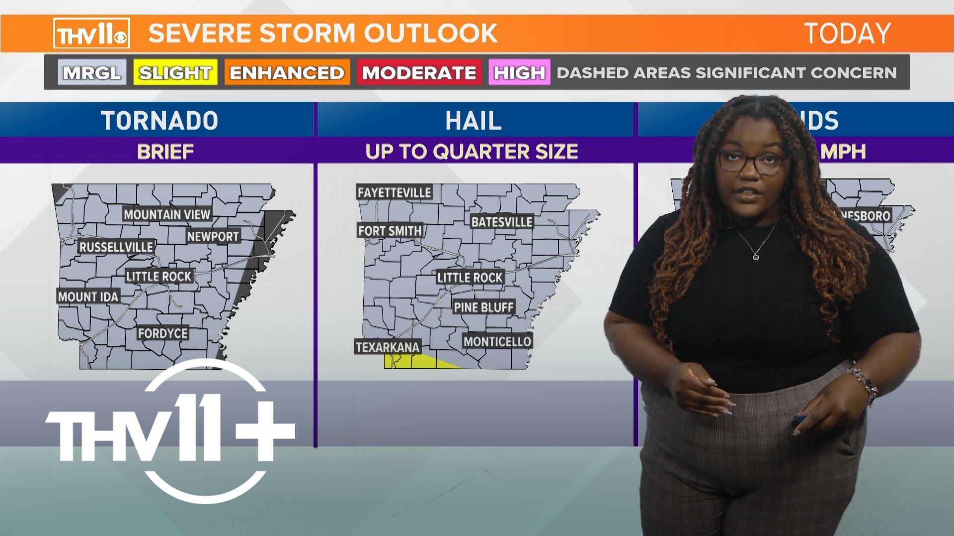 THV11+ weather forecast | May 13, 2024