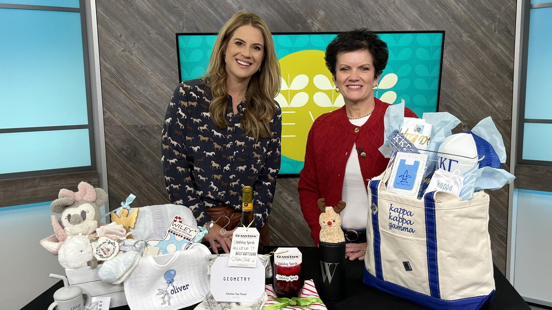 You can personalize gifts this holiday season at Mrs. Polka Dot. Owner, Gina Richey shows us some of the new products they offer.