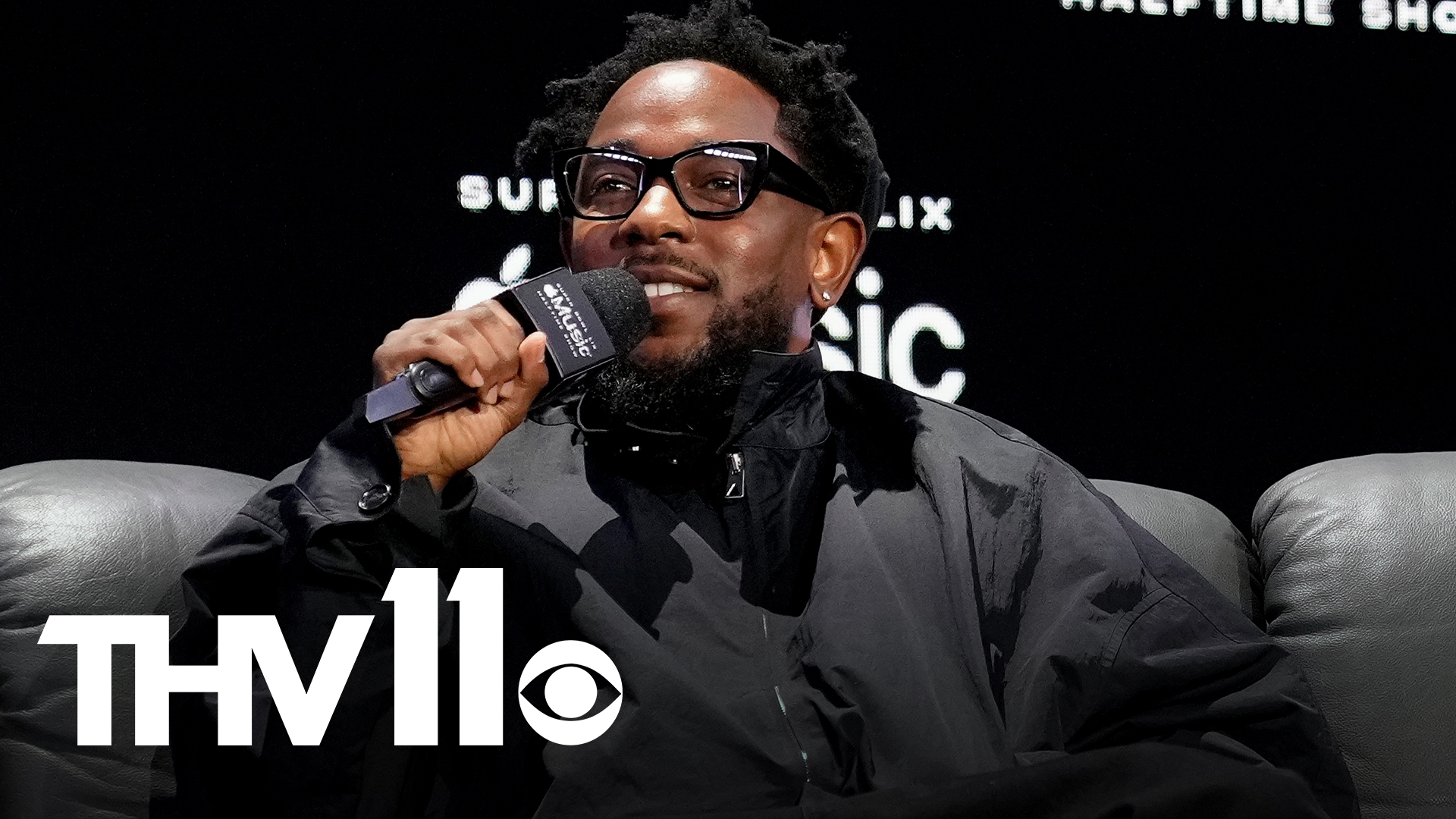 Kendrick Lamar during a press conference talked about his upcoming Super Bowl performance and how pgLang and Dave Free are creating a performance that will last.