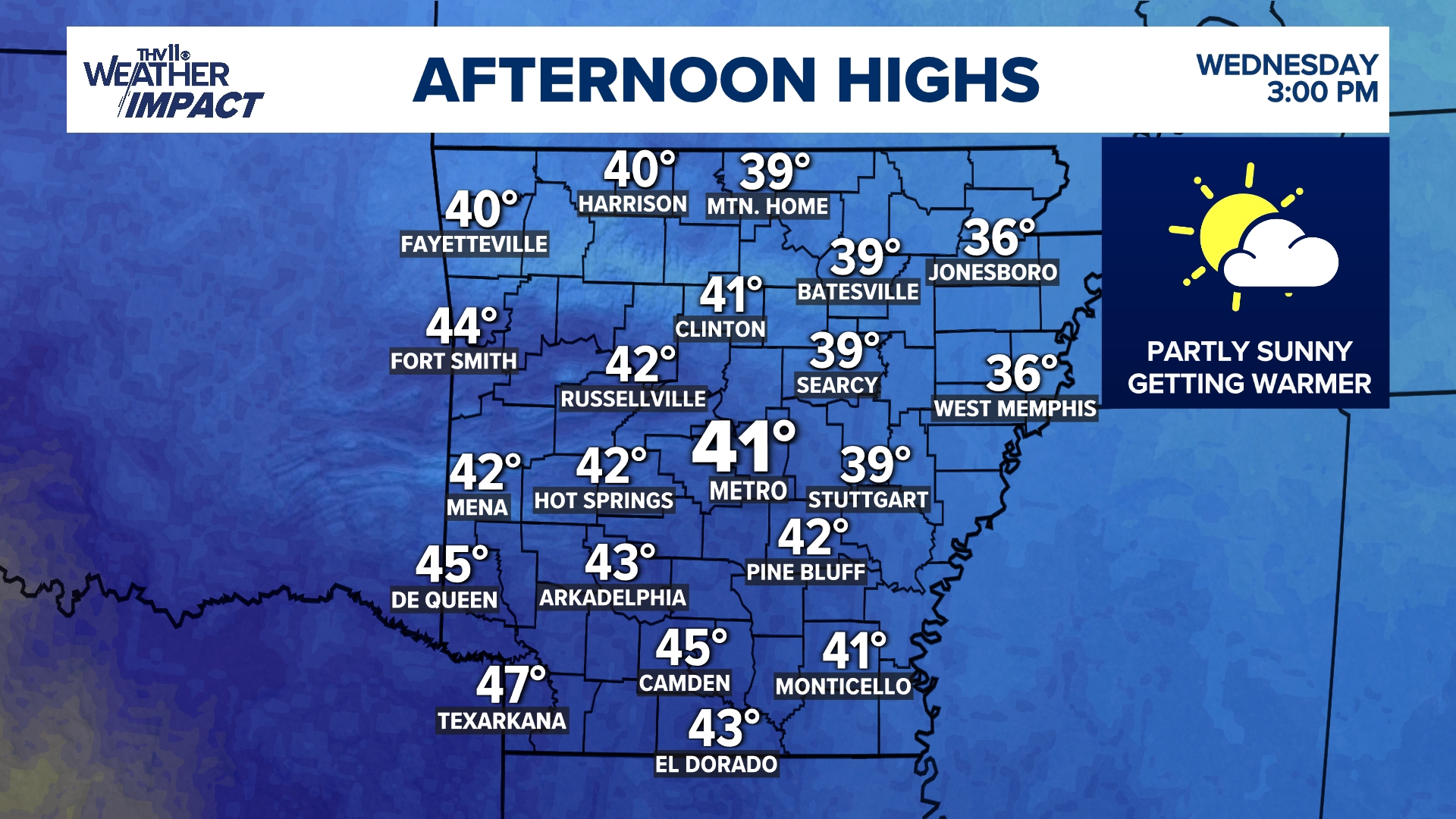 Arctic air heading to Arkansas | Weather Impact Alert | thv11.com