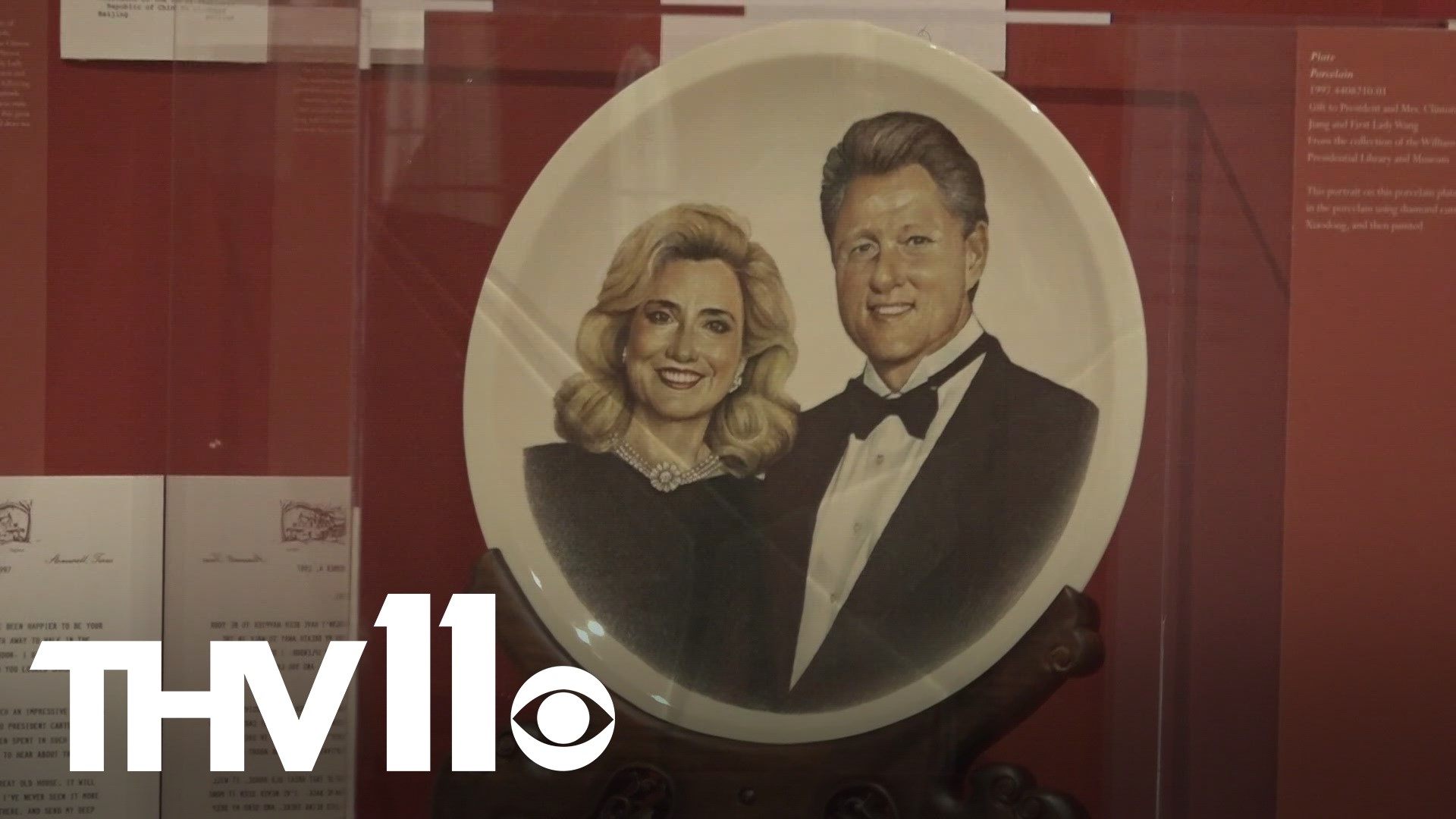 New exhibit at Clinton Library showcases glamorous parts of presidency