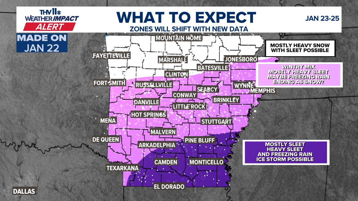 Major winter storm will bring heavy snow, sleet and ice to Arkansas | What to know