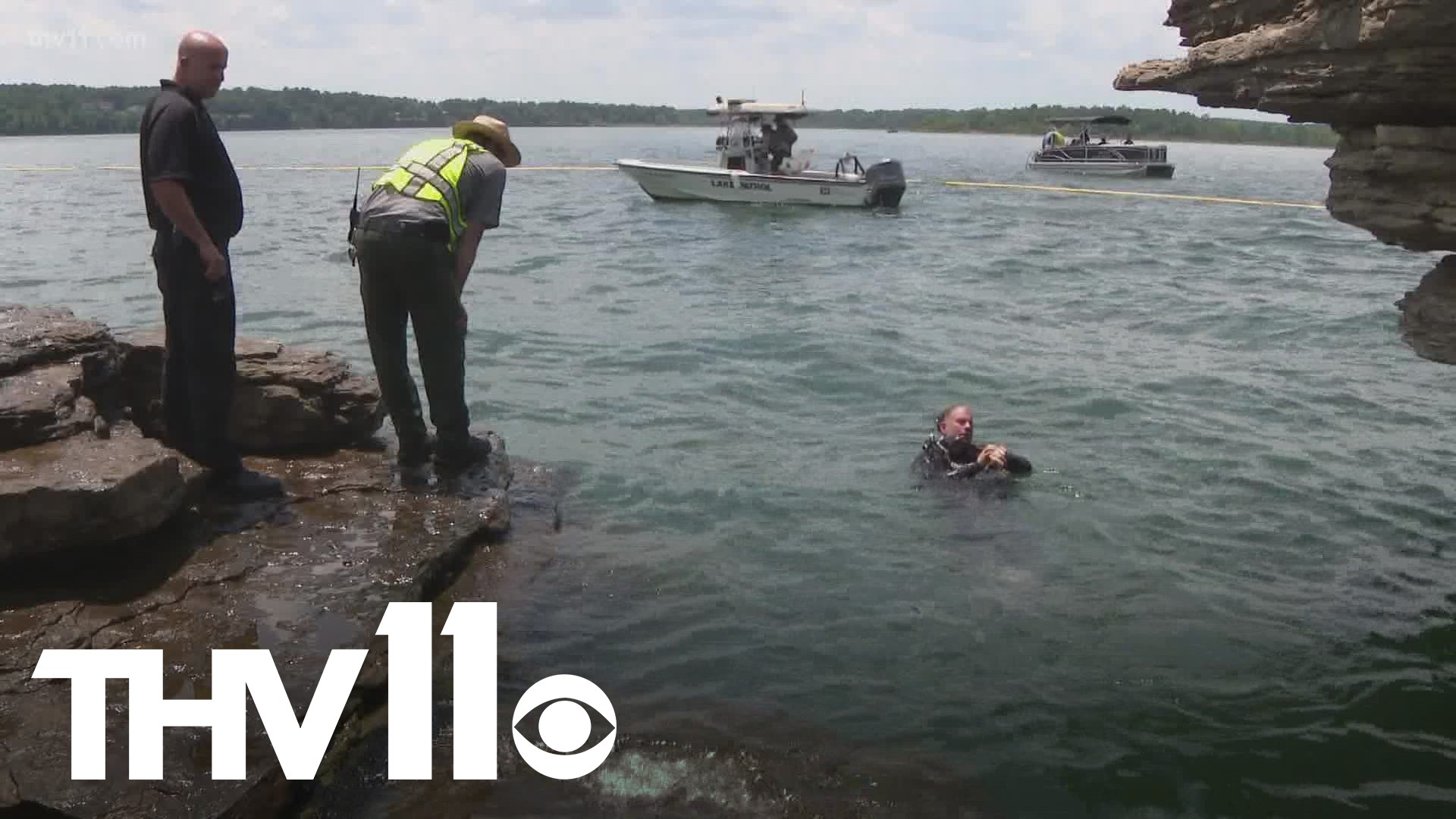 For the second time in 24 hours, rescuers are searching for a potential drowning victim at Greers Ferry Lake in Arkansas.