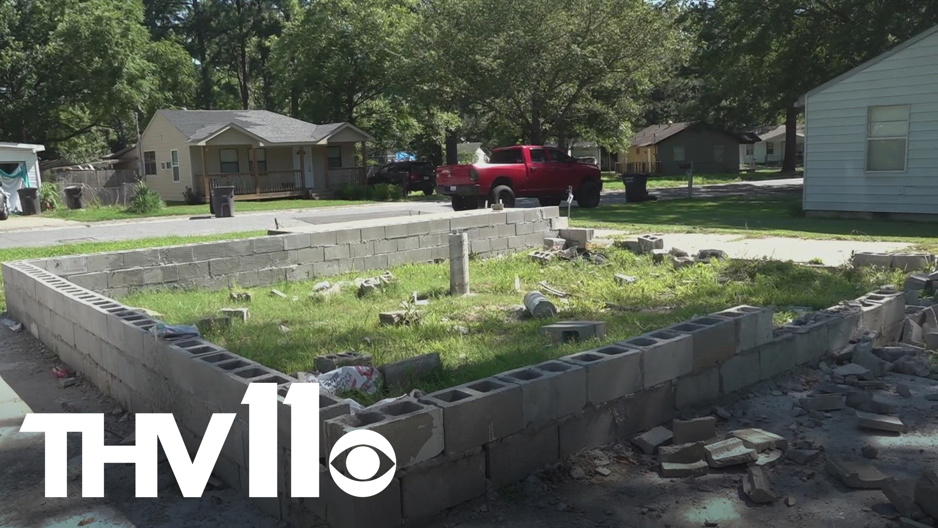 A Jacksonville man wants answers after his future home, which he had been working on for months, was vandalized overnight.