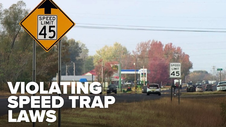 How violating Arkansas's speed trap law impacts small towns