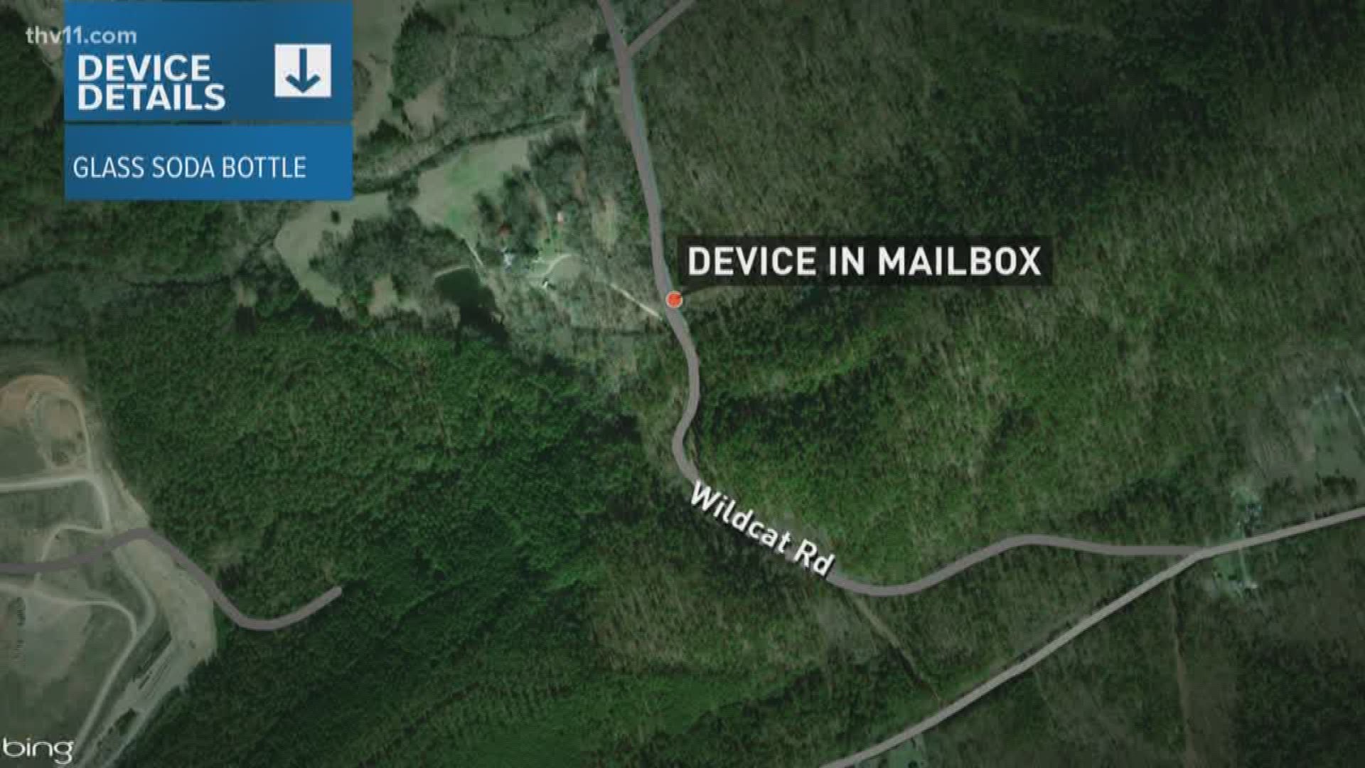 Apparent explosive device found in Hot Springs mailbox