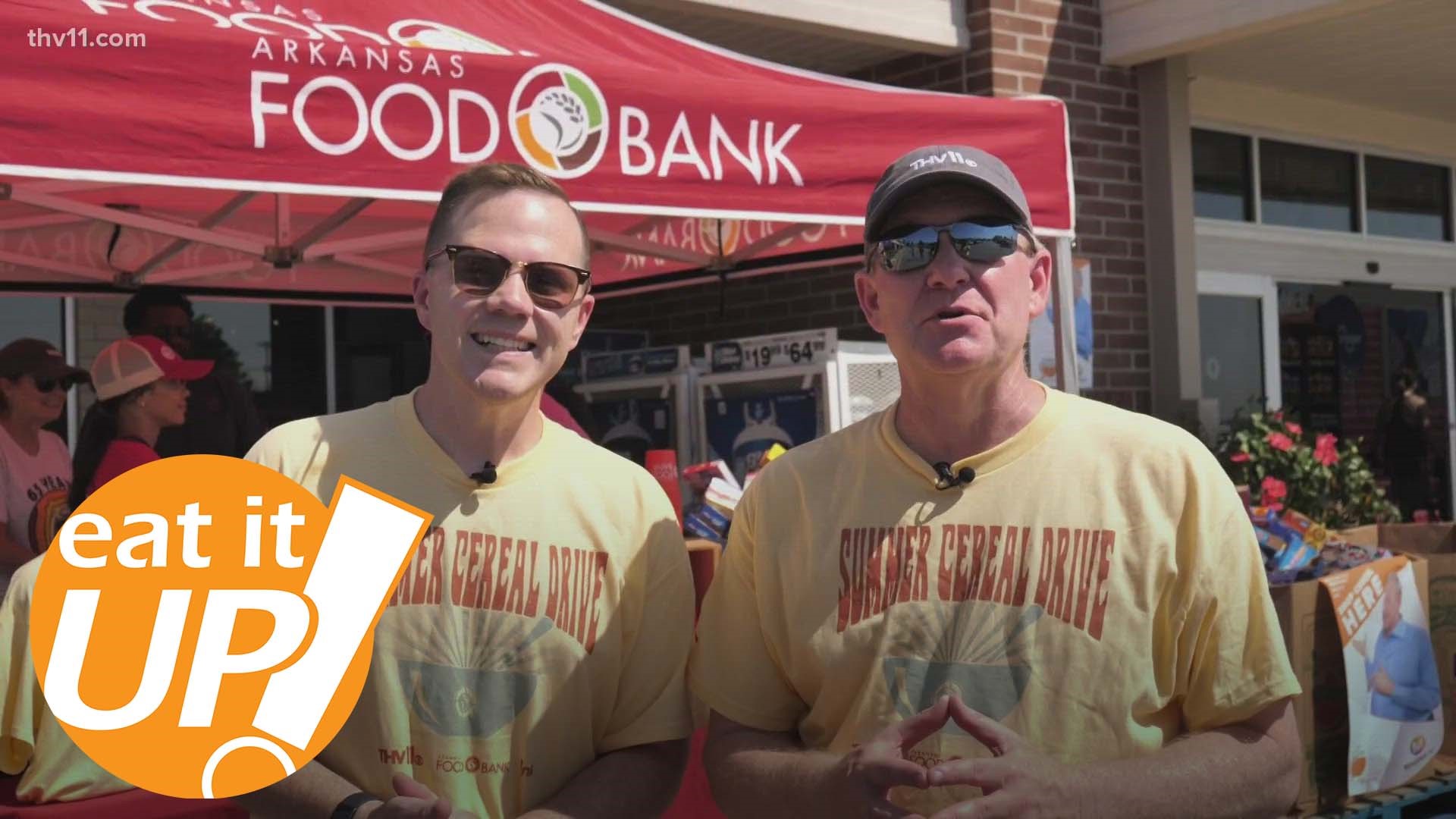 On this week's Eat It Up, Skot Covert visits a familiar face in North Little Rock to sample some breakfast favorites in honor of THV11's annual Summer Cereal Drive.