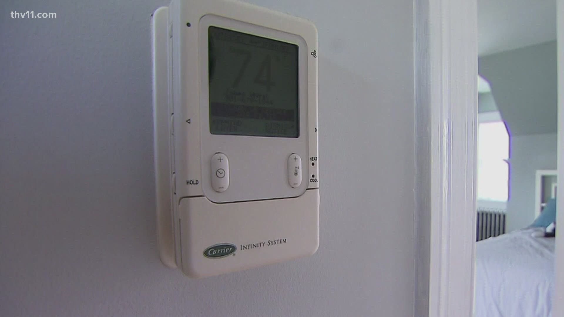 CenterPoint Energy is asking for residents to conserve natural gas through Monday by turning down their thermostat.