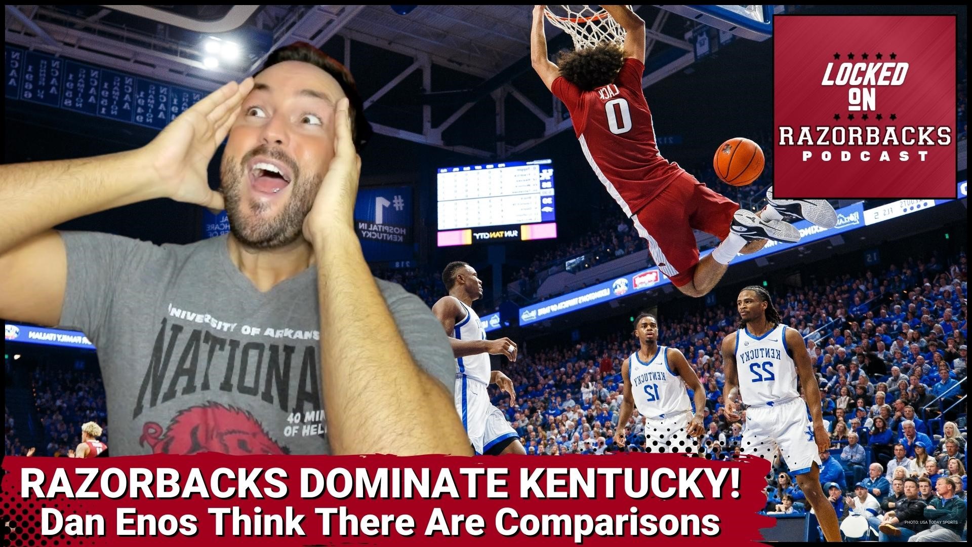 Razorback Basketball defeated the Kentucky Wildcats 88-73 last night in Rupp Arena and why this game is one of the best performances of the season by the Hogs.