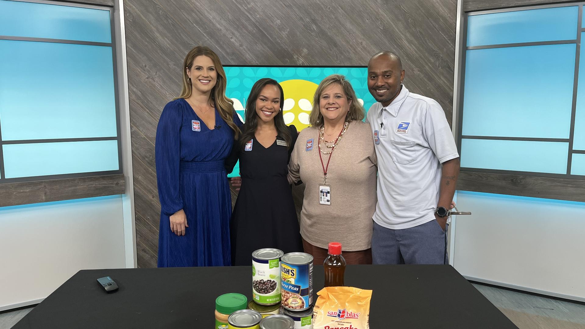 Ebony Mitchell and Ferlando Smith explain how easy people can donate non-perishable goods starting this Saturday for this nationwide campaign.