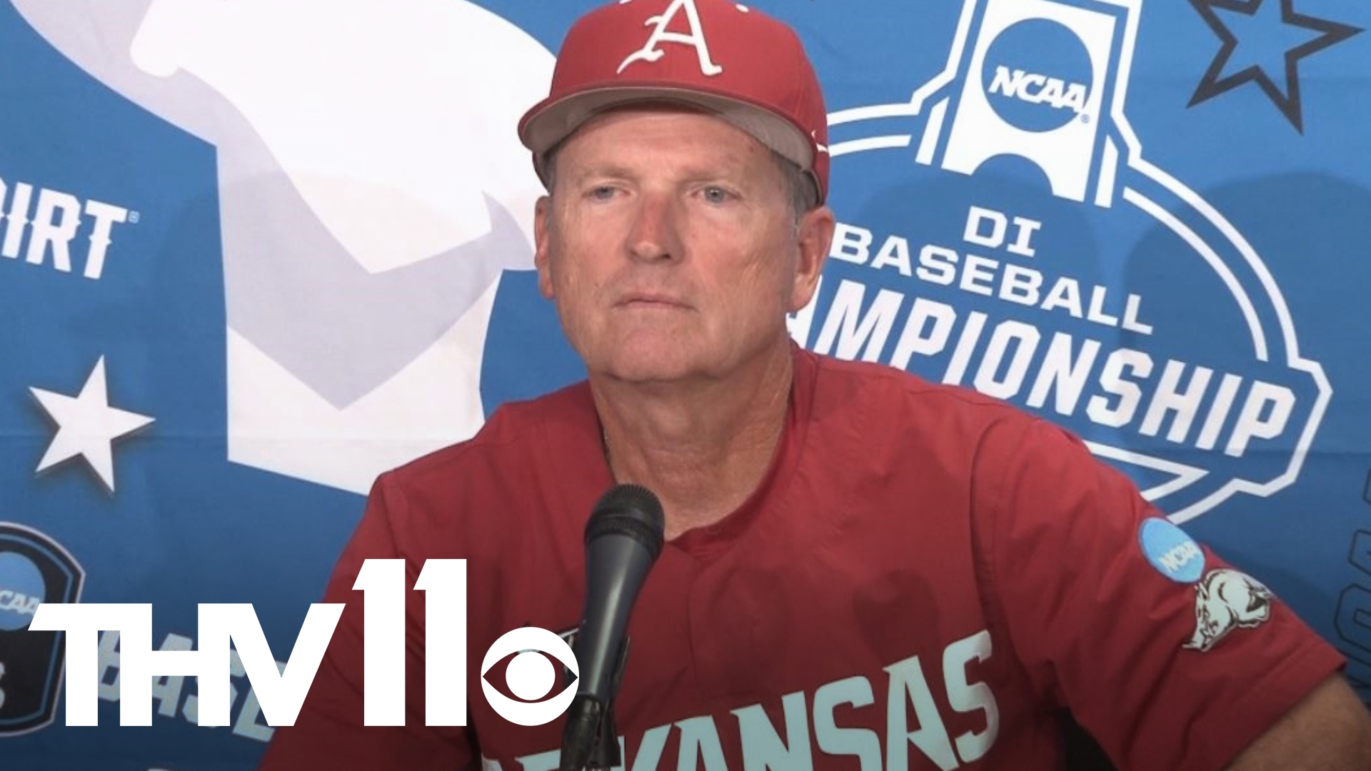 The Arkansas head coach meets with the media after the season-ending loss to SEMO