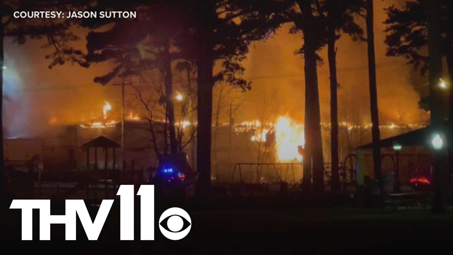 Overnight, two separate fires broke out in Arkansas. One fire occurred at an apartment complex in Searcy while the other broke out at the Pine Bluff mall.