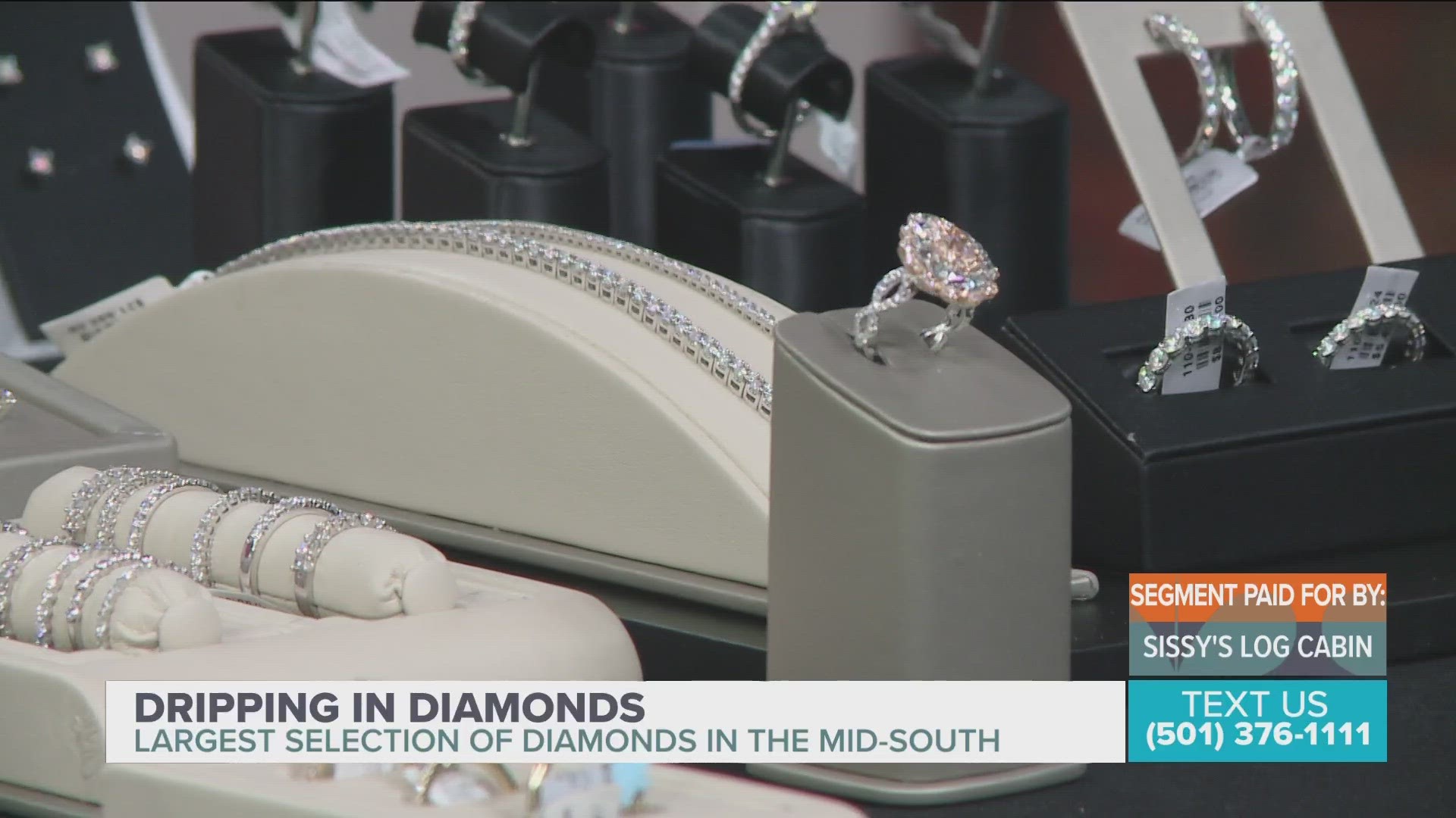 Dazzling diamonds at Sissy's Log Cabin | thv11.com