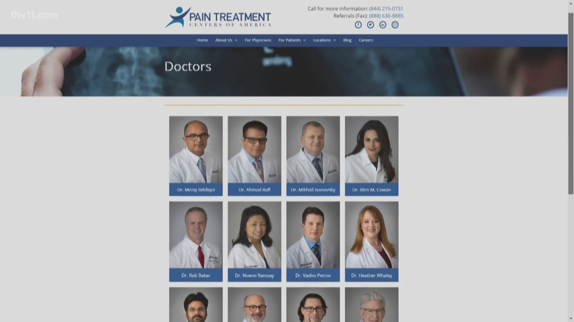 Learn more about the Pain Treatment Centers of America at PTCOA.COM.