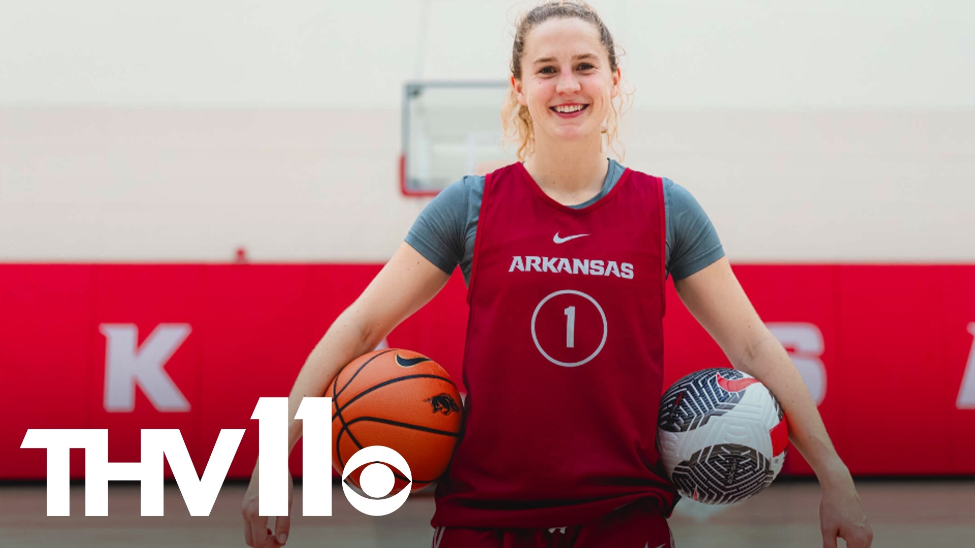 We heard from Arkansas Razorback Bea Franklin, who is making the switch from soccer to basketball for the school.