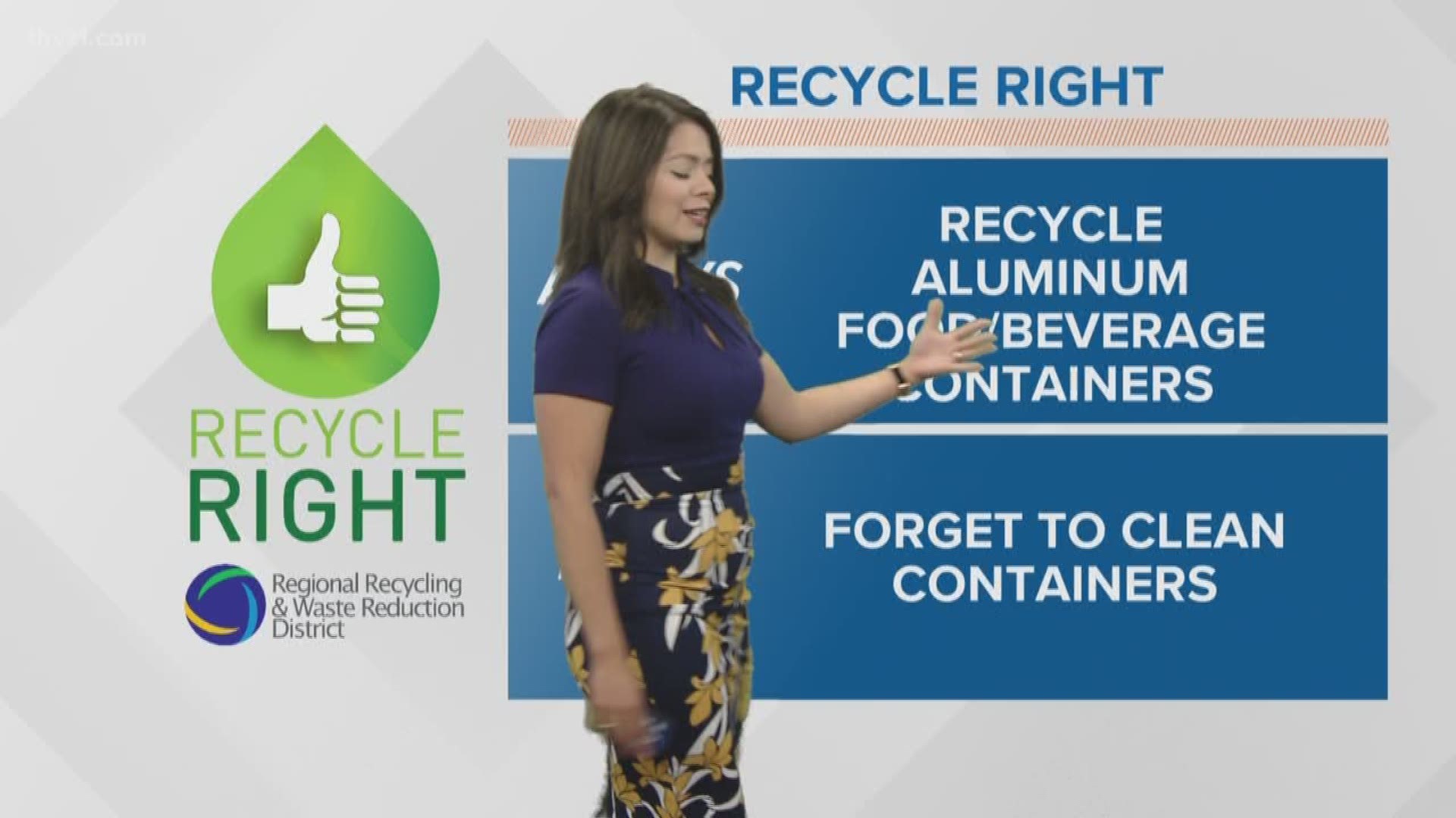 Meteorologist Mariel Ruiz gives us our recycle right tip for week thirteen.