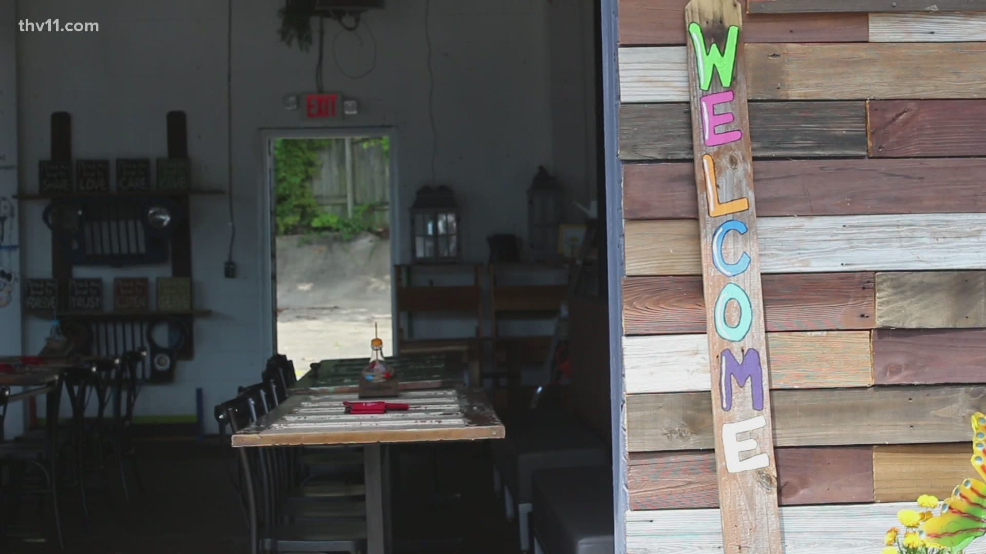An Arkansas neighborhood is trying to highlight their local businesses.