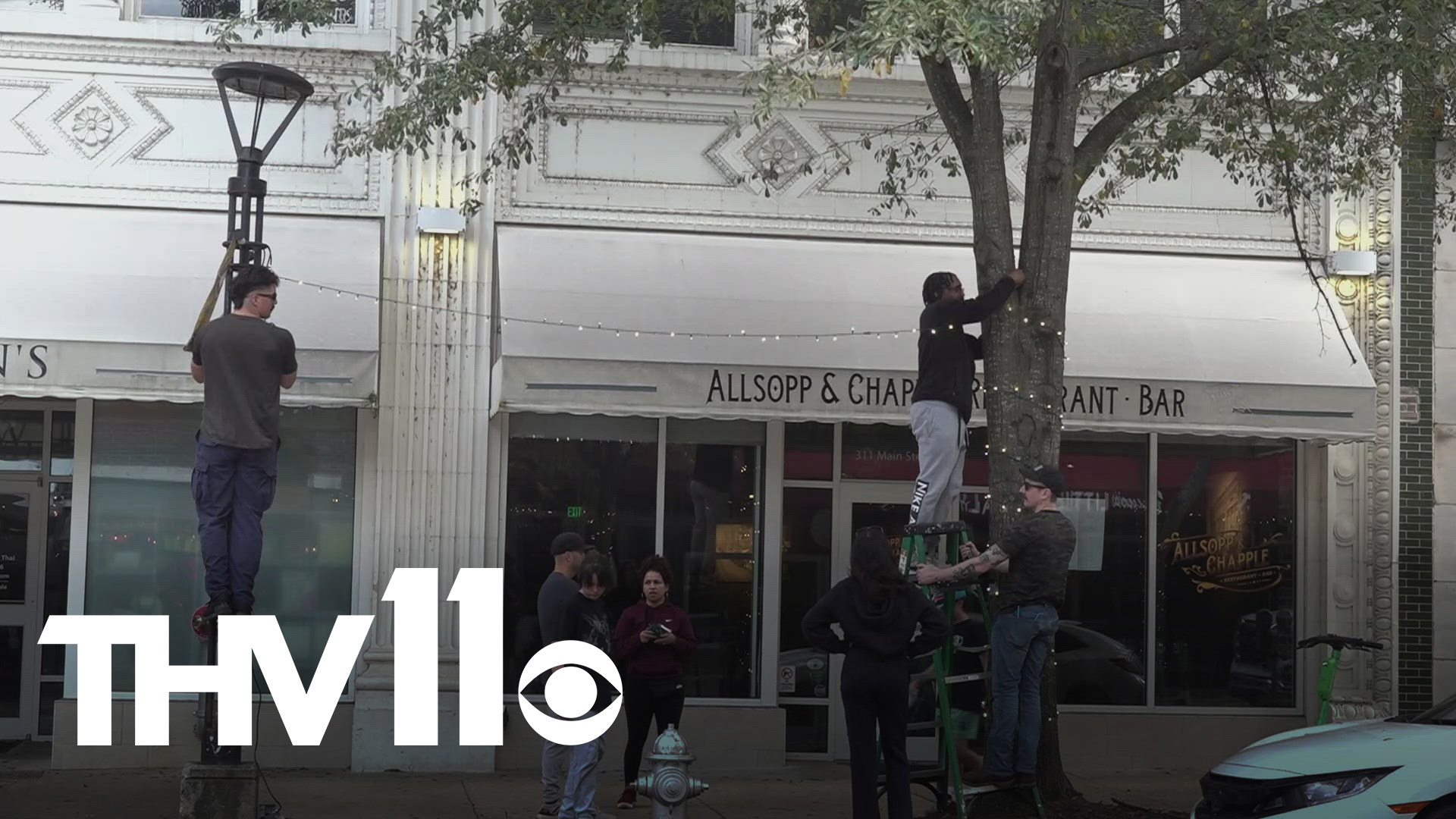 Little Rock's annual Christmas tree lighting ceremony, also known as 'Bright the Night' takes place on Monday.