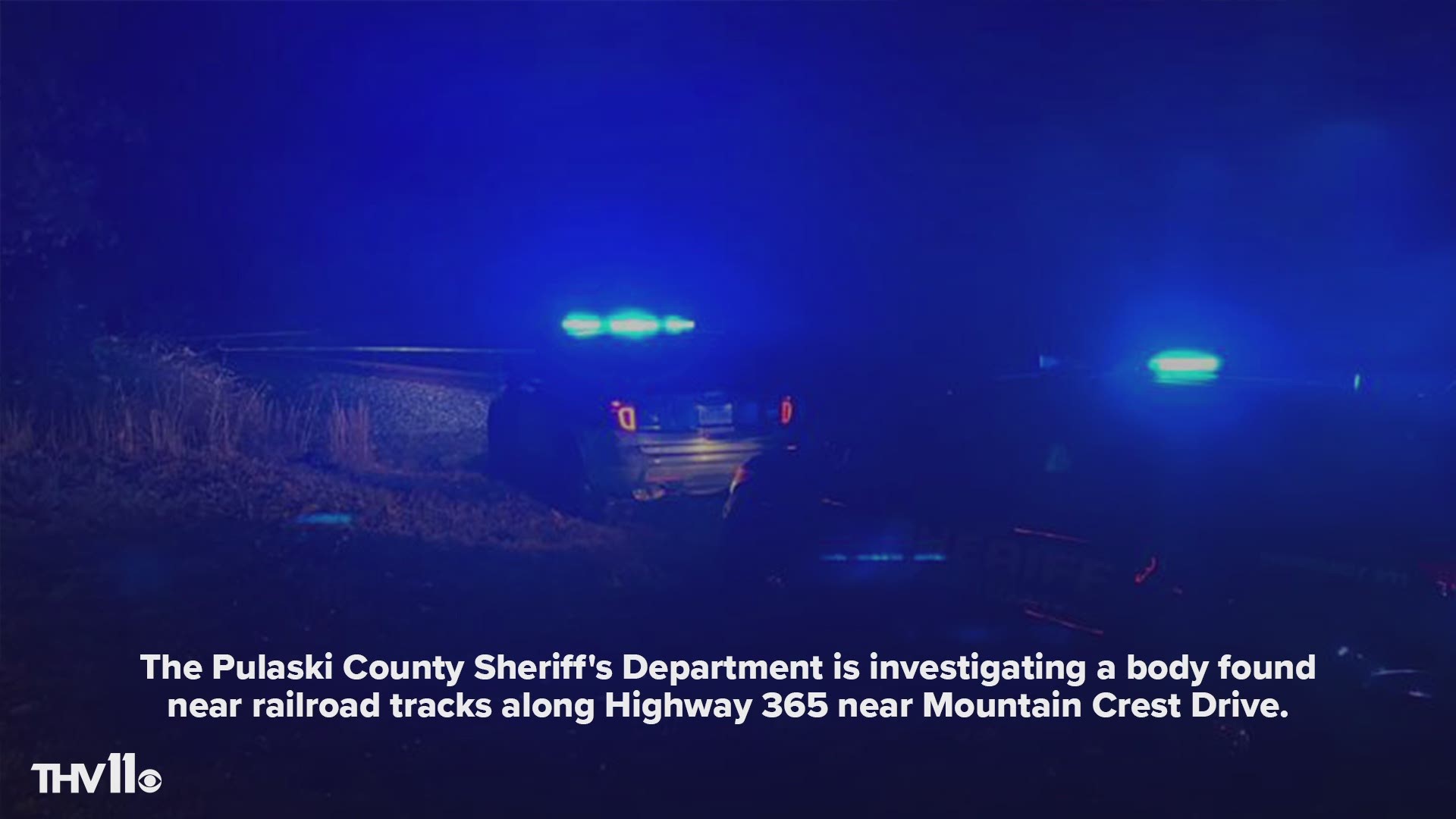 The Pulaski County Sheriff's Department is investigating a body found near railroad tracks along Highway 365 near Mountain Crest Drive.