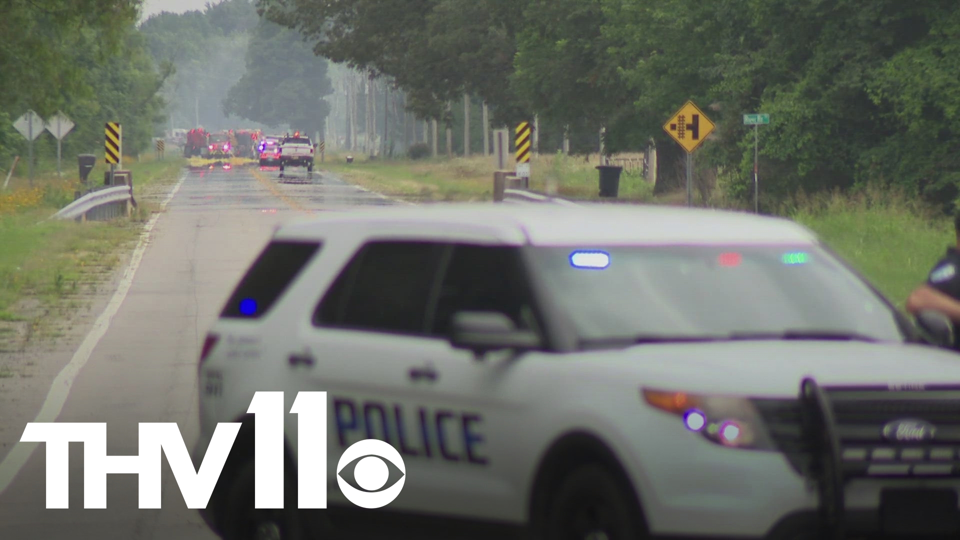 According to authorities a train "spewing" nitric acid was stopped near a small Arkansas town Monday, which impacted traffic on Highway 367 from McRae to Beebe.