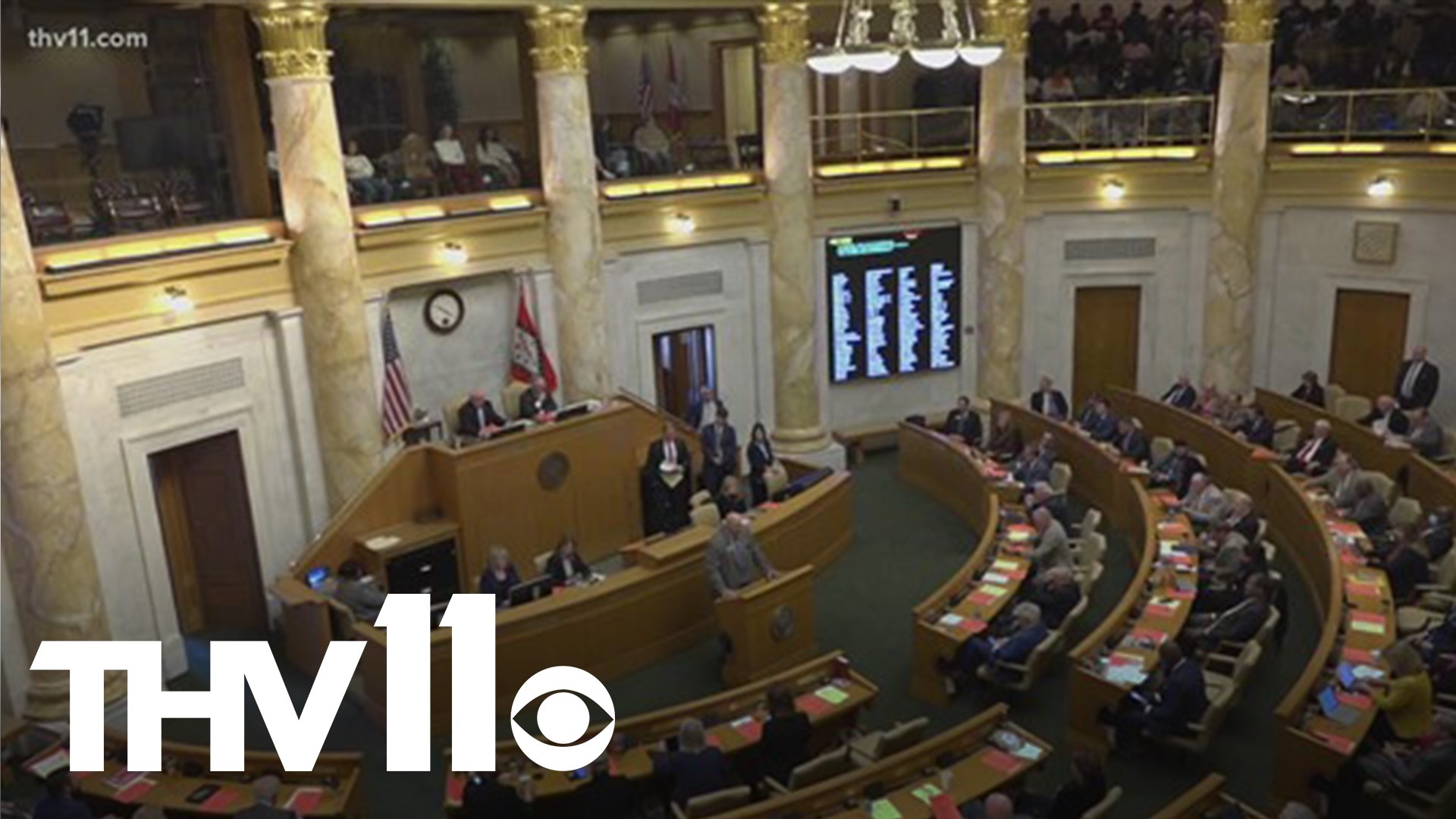 Governor Asa Hutchinson's historic tax-cut bill is inching closer to passing at the State Capitol.