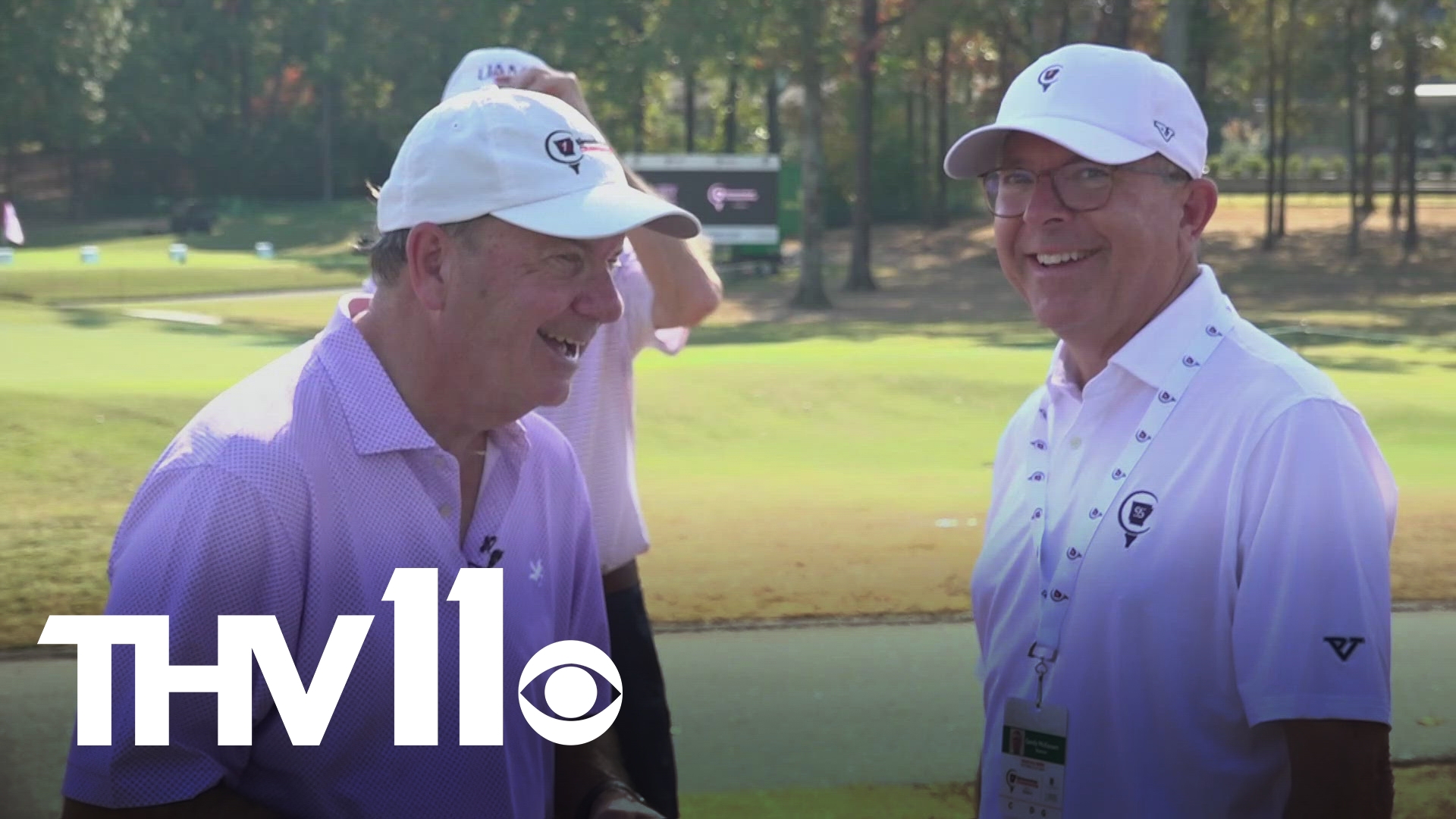 An Arkansas man was able to play golf pain-free at the Simmons Bank Championship thanks to a doctor at UAMS— and now, they're enjoying the sport side by side.