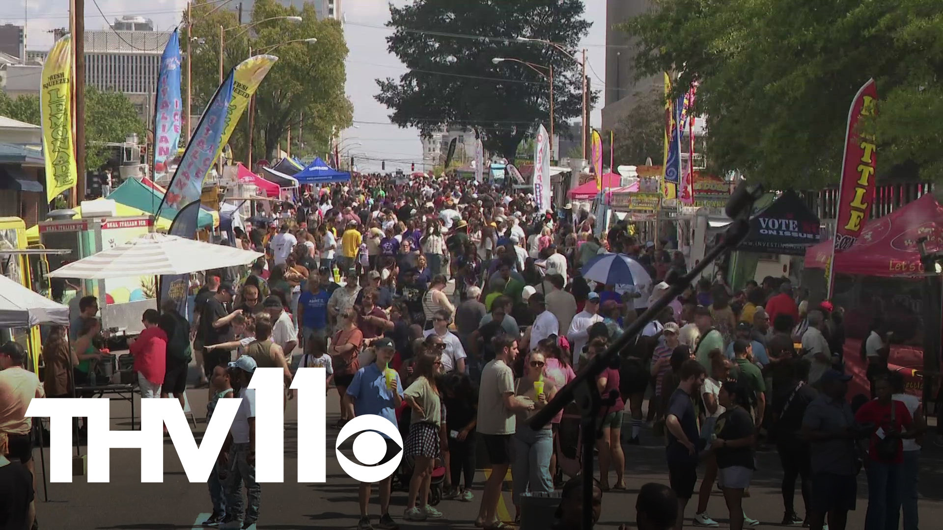 The annual event drew thousands of people to Capitol Avenue in downtown Little Rock to enjoy plenty of local food trucks, vendors, music, and fun.