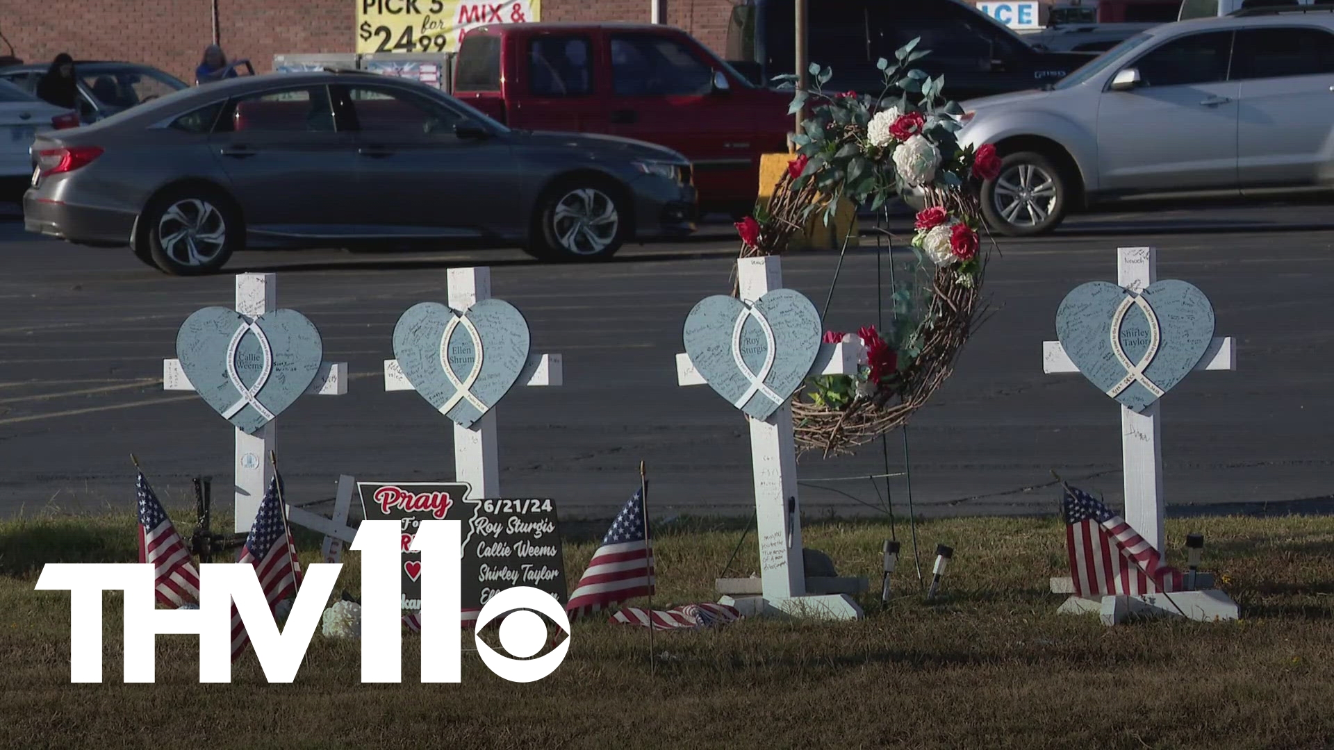 Four months after the mass shooting at the Mad Butcher grocery store in Fordyce, the city is taking steps forward by moving the memorials to the local museum.