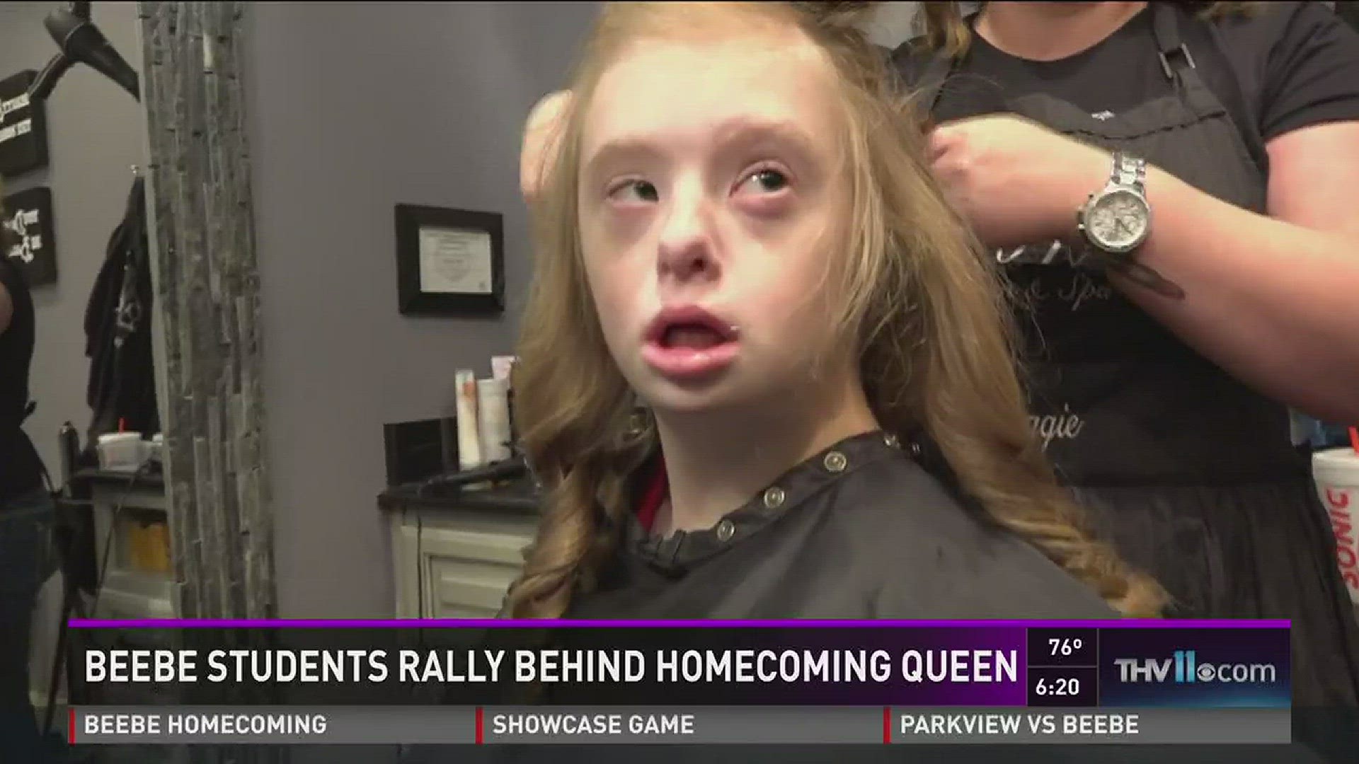 Beebe students rally behind homecoming queen