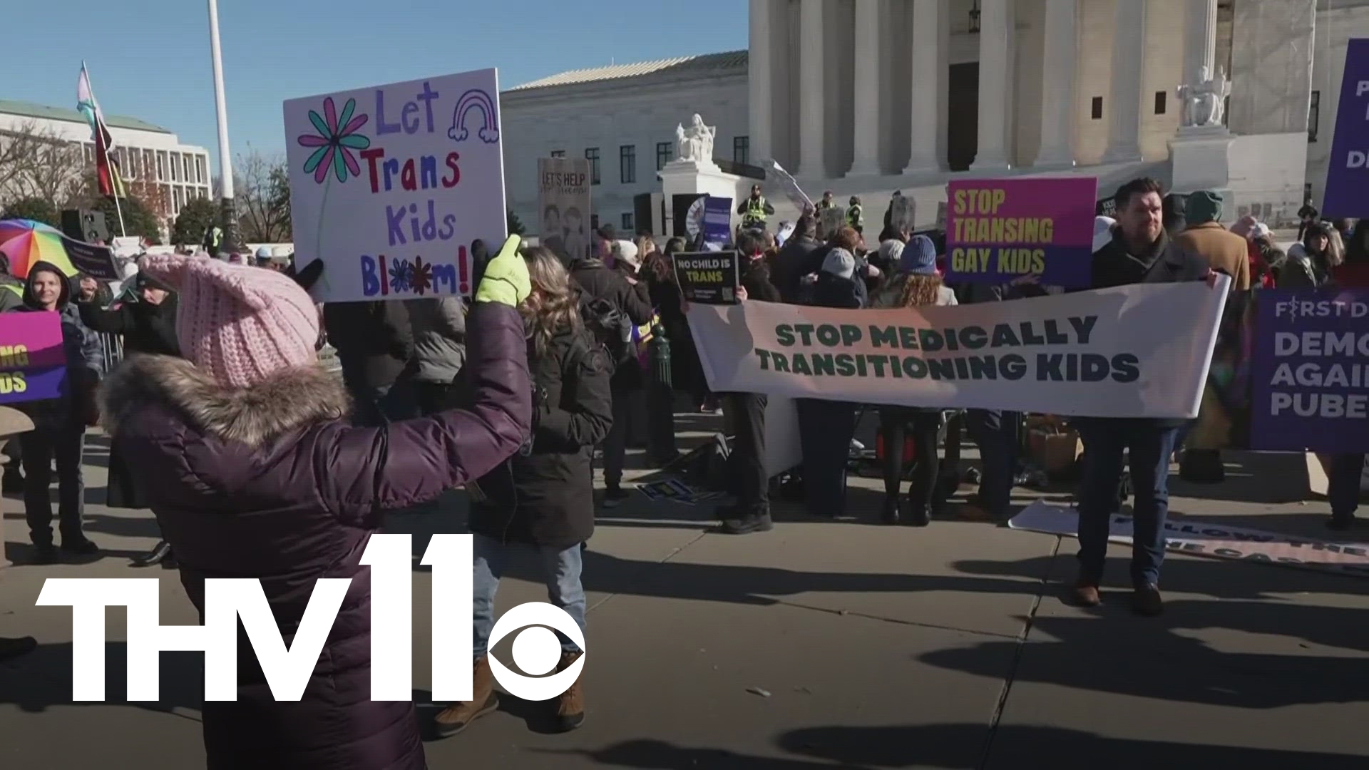 The SCOTUS heard arguments in what's being considered the most significant case this term— whether states like Arkansas can ban puberty blockers for trans youth.