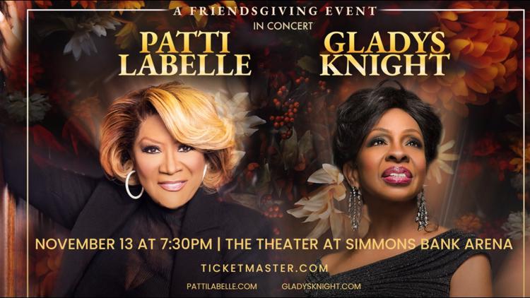 Patti LaBelle, Gladys Knight coming to Simmons Bank Arena in November