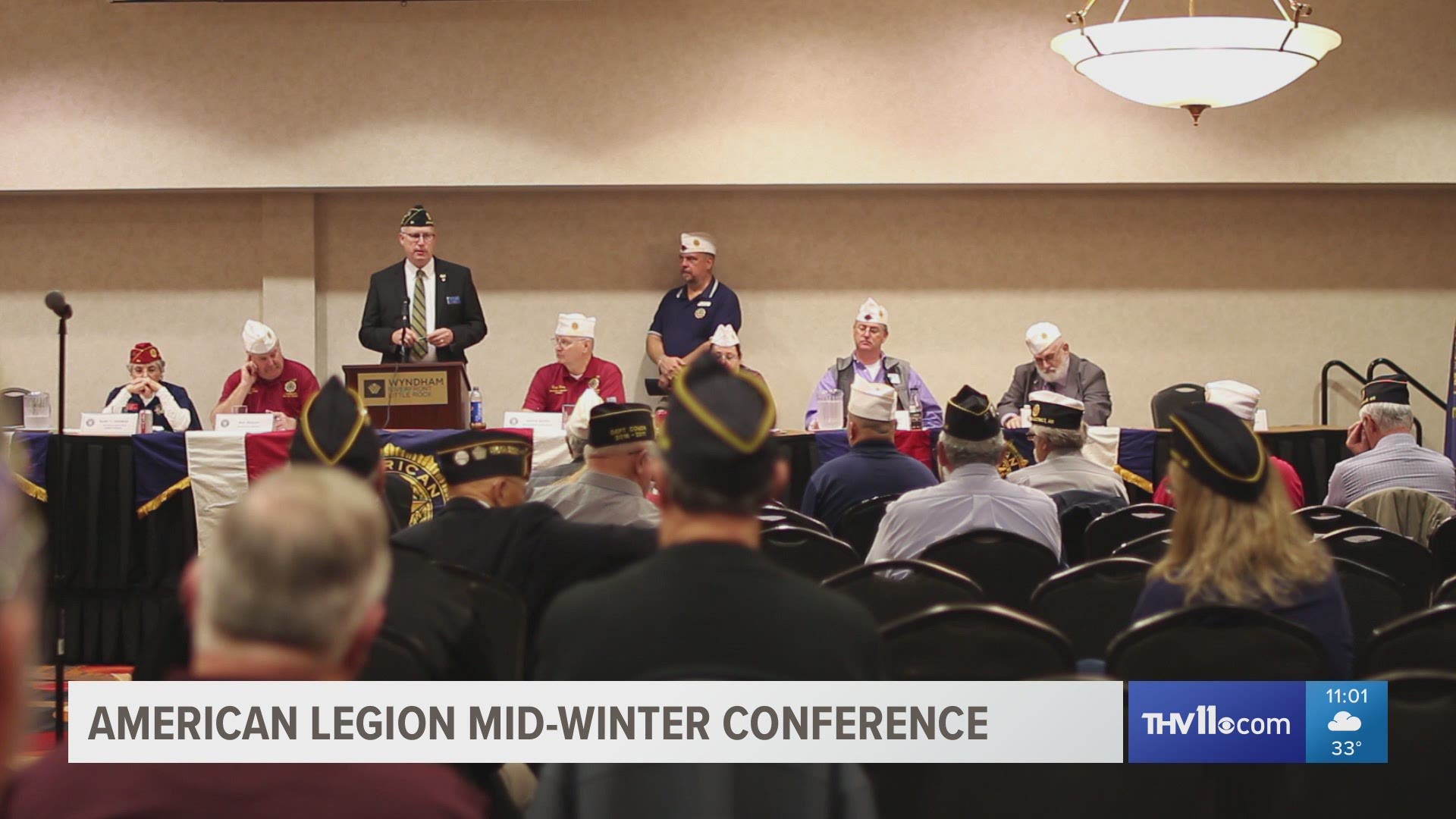 American Legion chairmen and department executives are discussing programs for veterans -- from health care to benefits for family members.