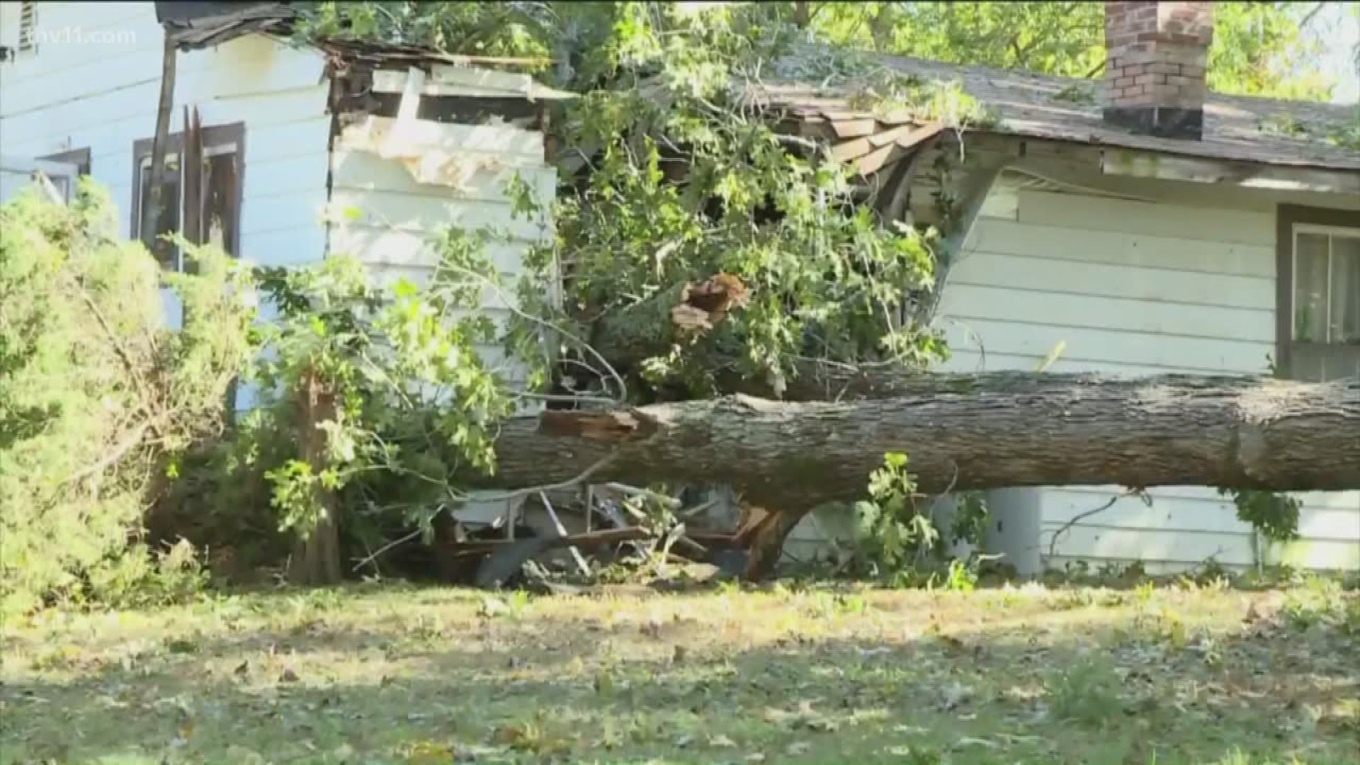 In northwest Arkansas, one man is dead after Sunday night's storms. The National Weather Service confirmed an EF-1 touched down in northwest Arkansas.