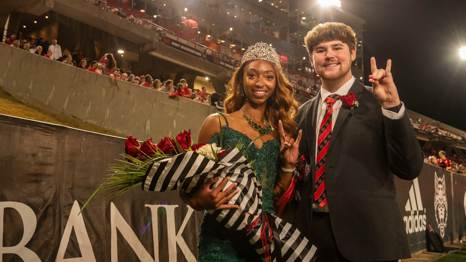 AState Queen quickly resumes role as drum major