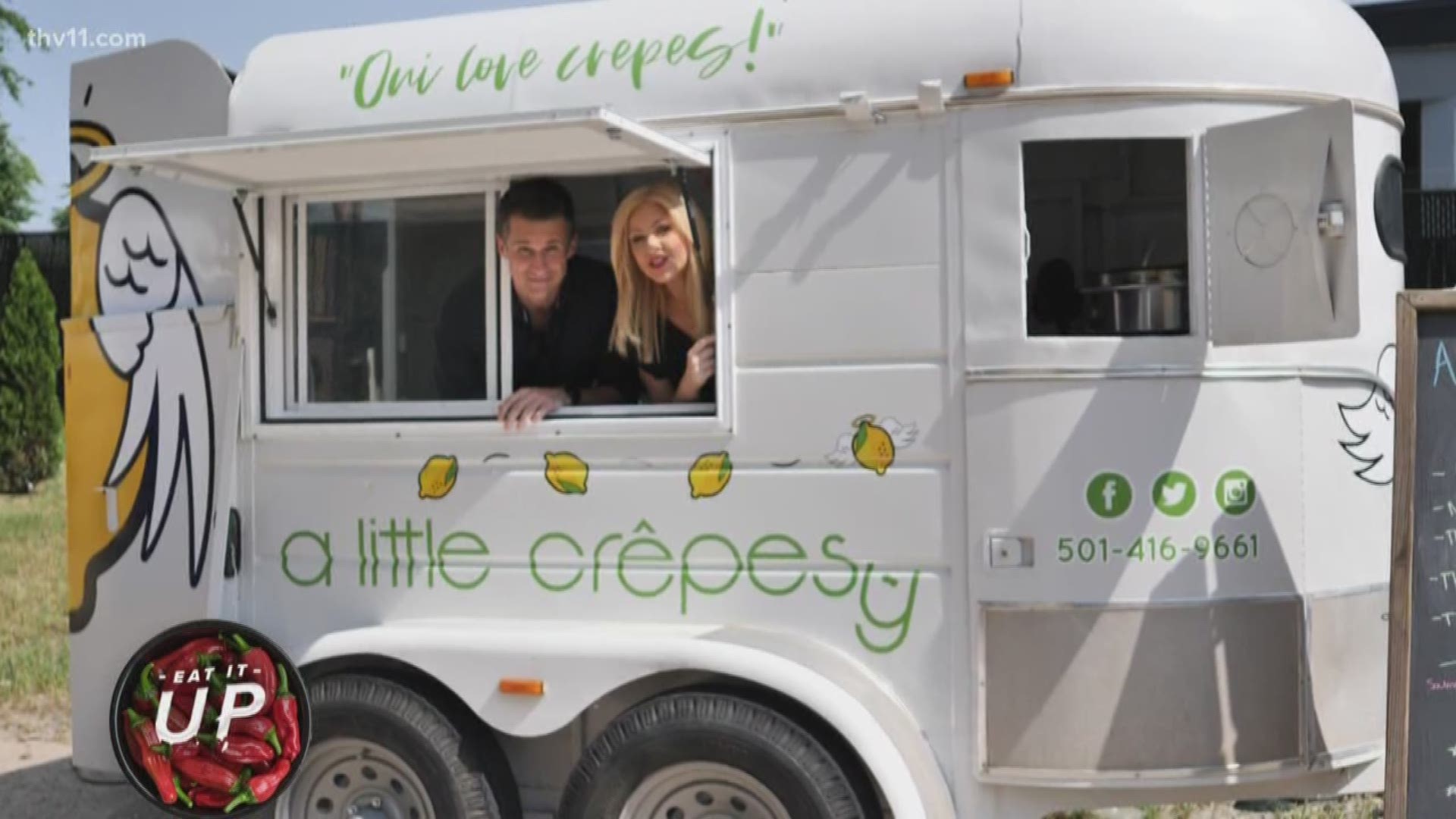 From Nutella smothered crepes to crepes filled with BBQ, this little horse trailer food truck is serving up enough for the biggest appetites!