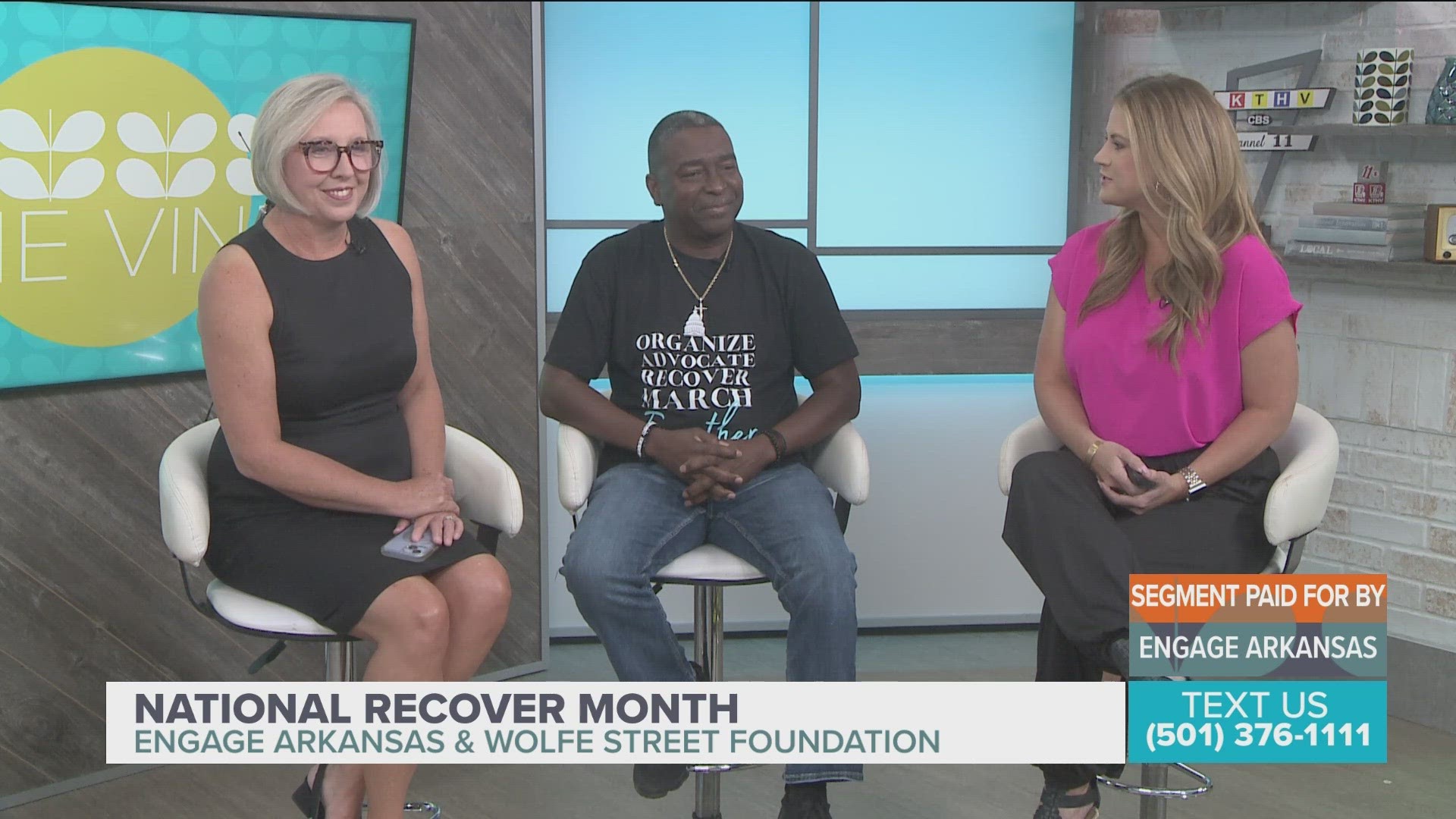Monte Payne with Wolfe Street Foundation and Shana Chaplin from Engage Arkansas discuss initiatives to help people dealing with substance use disorders