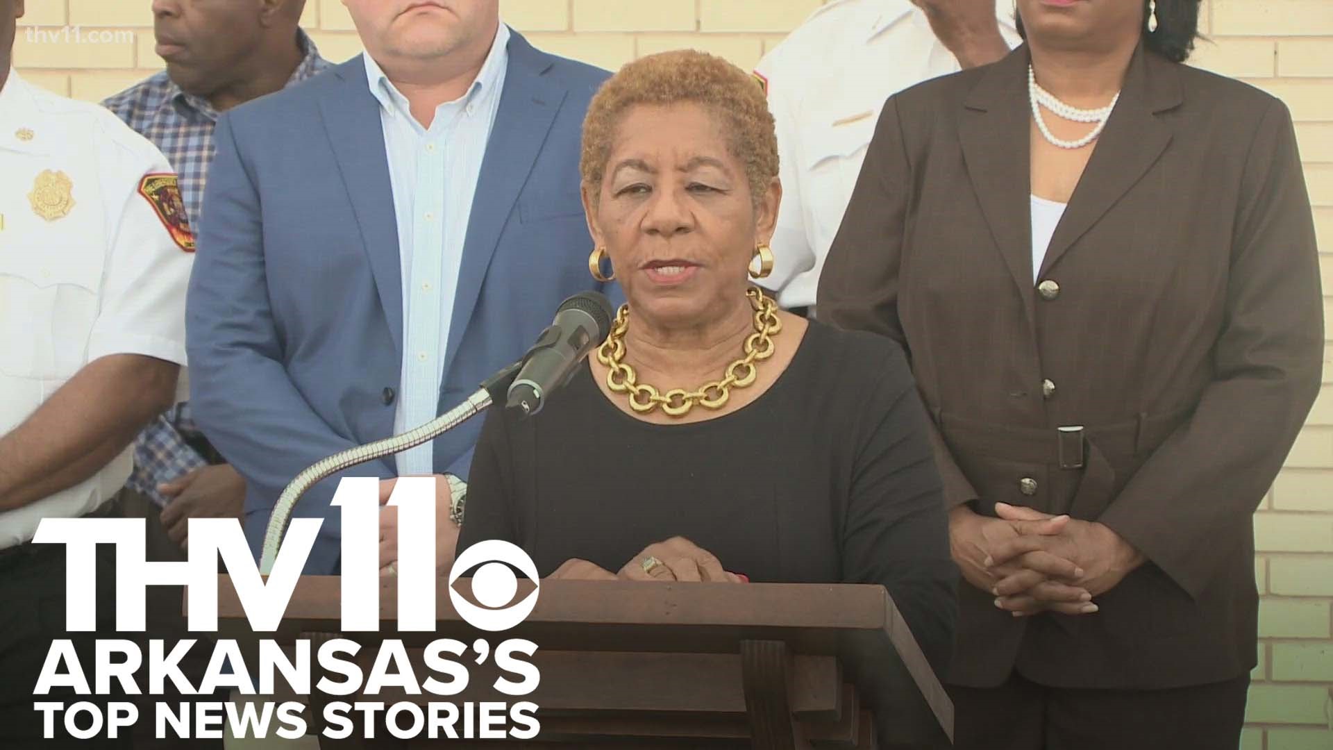 Jurnee Taylor presents Arkansas's top news stories for April 18, 2023, including a proposed sales tax in Pine Bluff and a shooting in Hot Springs.