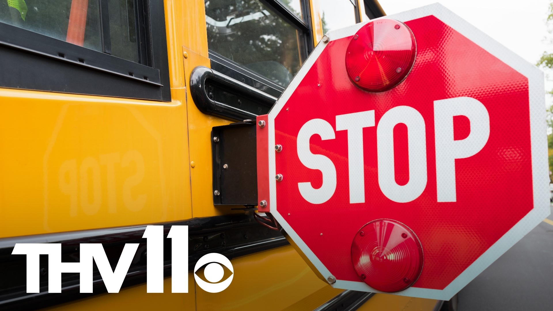 An arrest has been made after a student of the Vilonia School District was struck by a car while approaching the school bus on Monday morning.