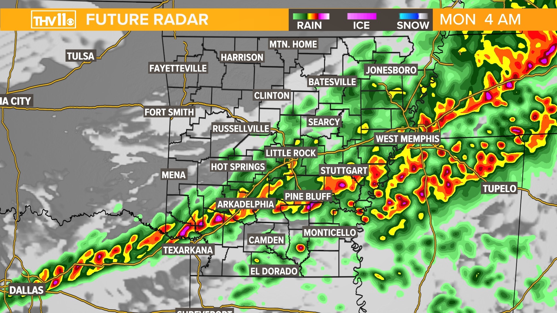 Arkansas Could See Potential Severe Storms Overnight | Thv11.com