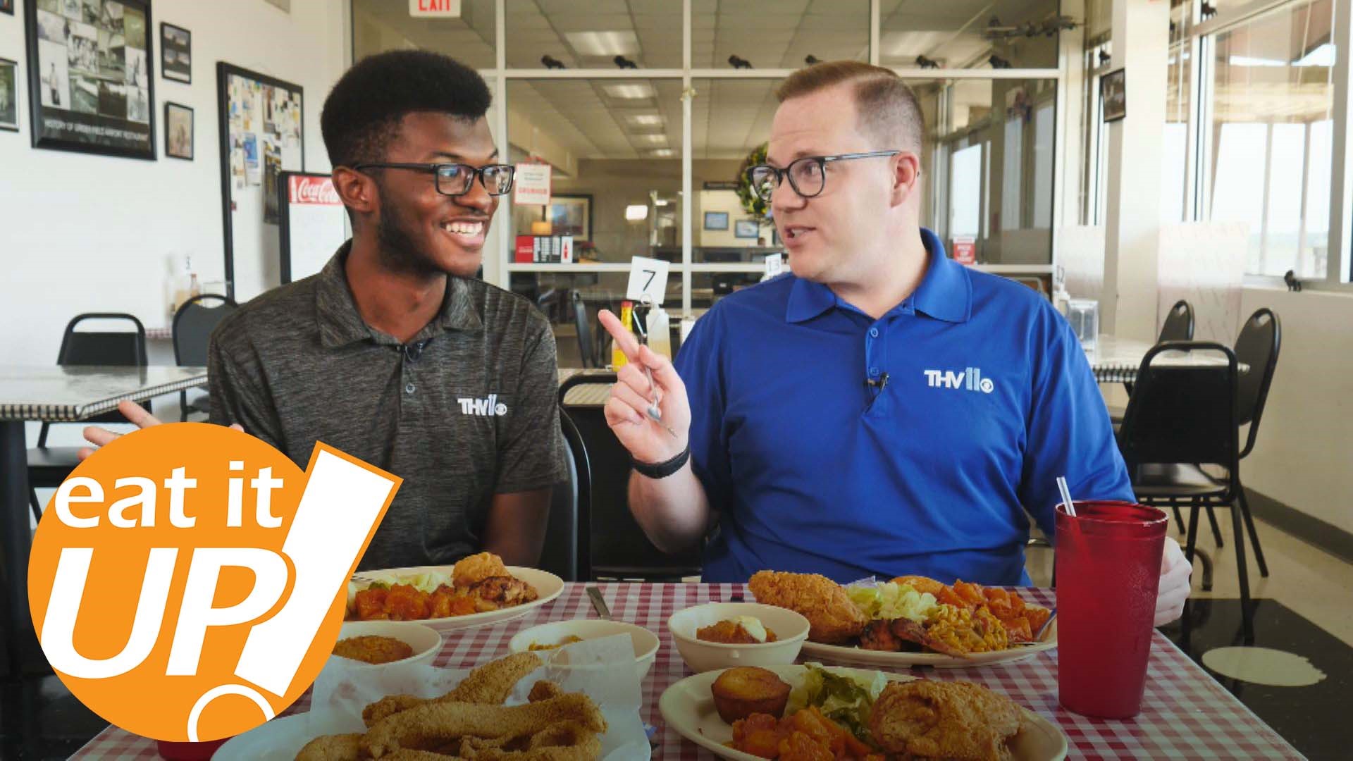 Skot and Frederick take us to Grider's Field in Pine Bluff, where there's soul food that's so good that people literally fly in to eat it.