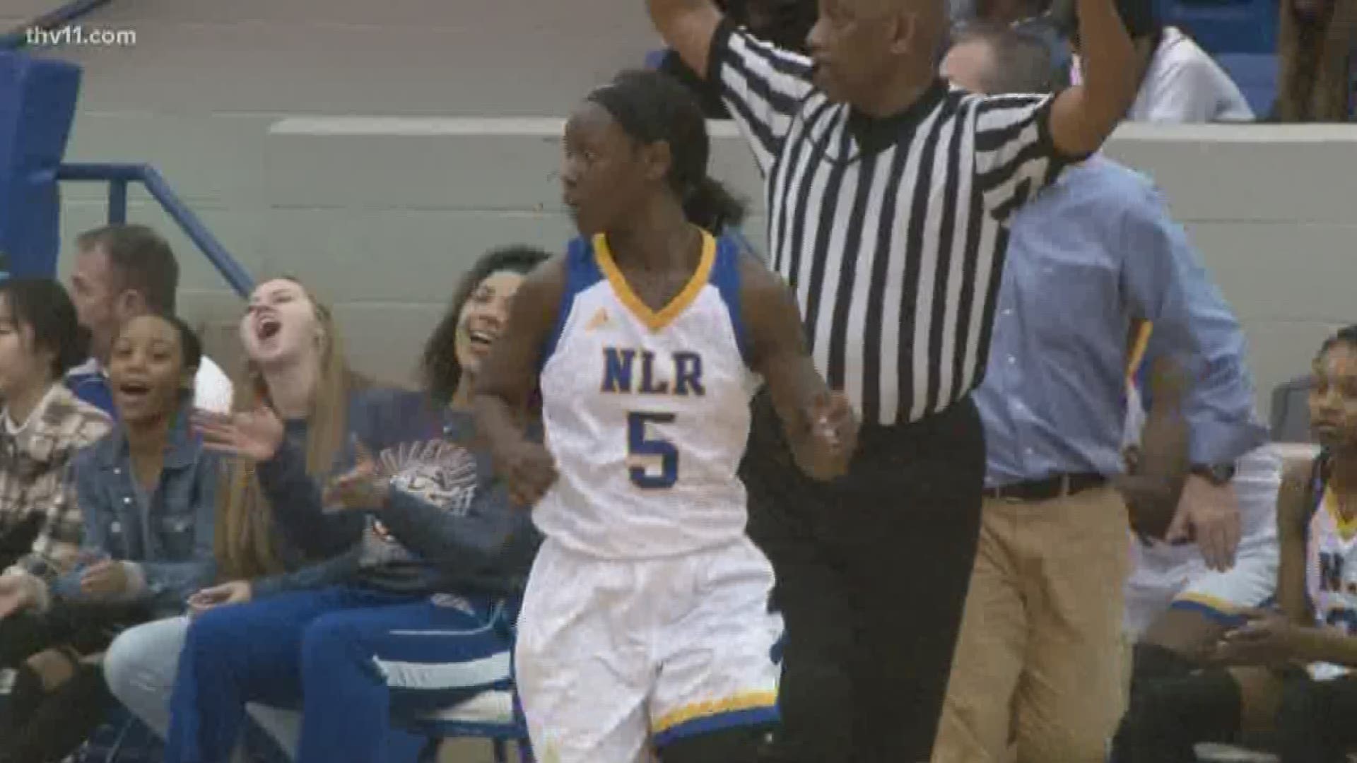 Brown's 23 points lead NLR girls past Bryant