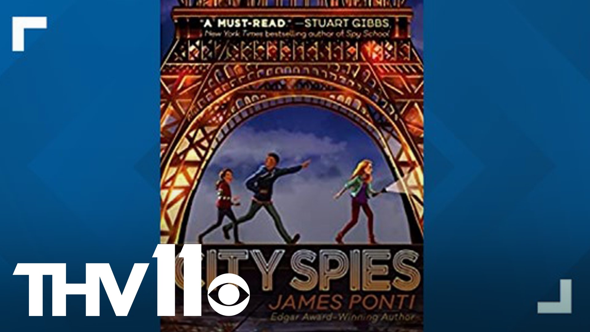 Arkansas middle school students selected James Ponti's "City Spies" to win the 2023 Charlie May Simon Award.
