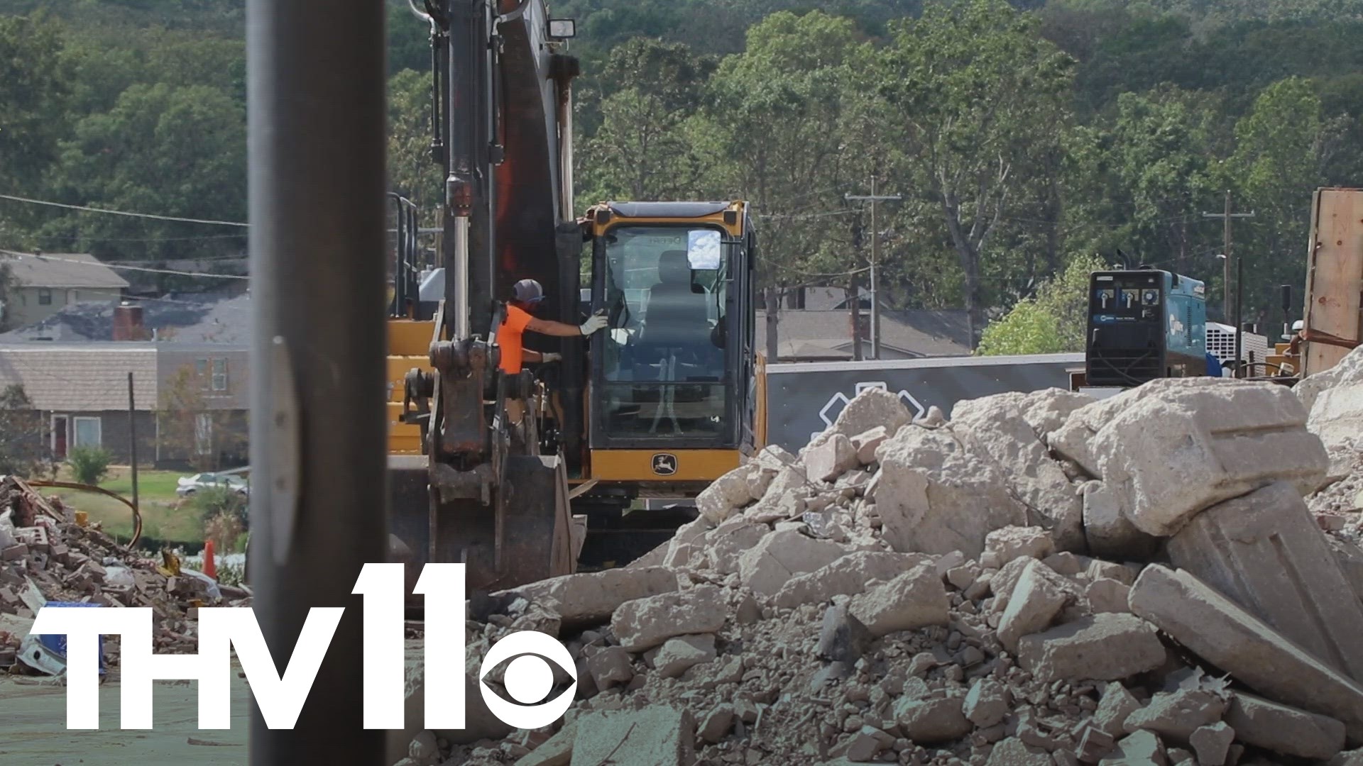 After a high-end EF3 tornado ripped through parts of Arkansas in March, all that's left of Little Rock Fire Station 9 is rubble.