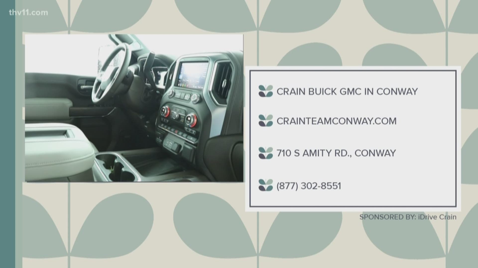 Crain Buick GMC is located at 710 South Amity Road in Conway.