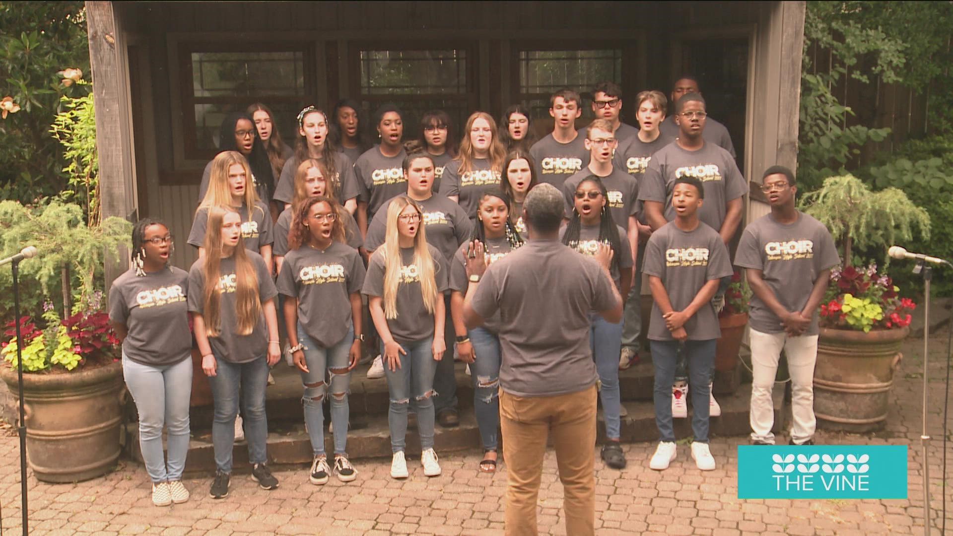 You've been hearing from the Joe T. Robinson High singing senators all morning and they are gearing up for a once in a lifetime experience this summer.