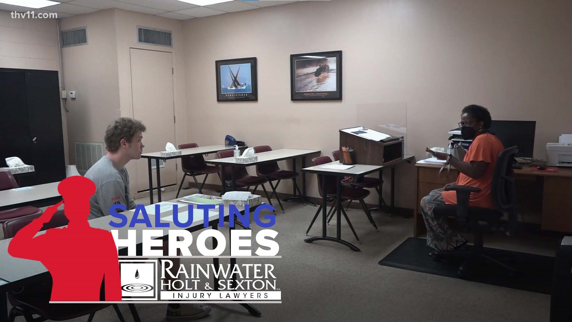 We're saluting the heroes who have been helping veterans get a hand in going back to school.