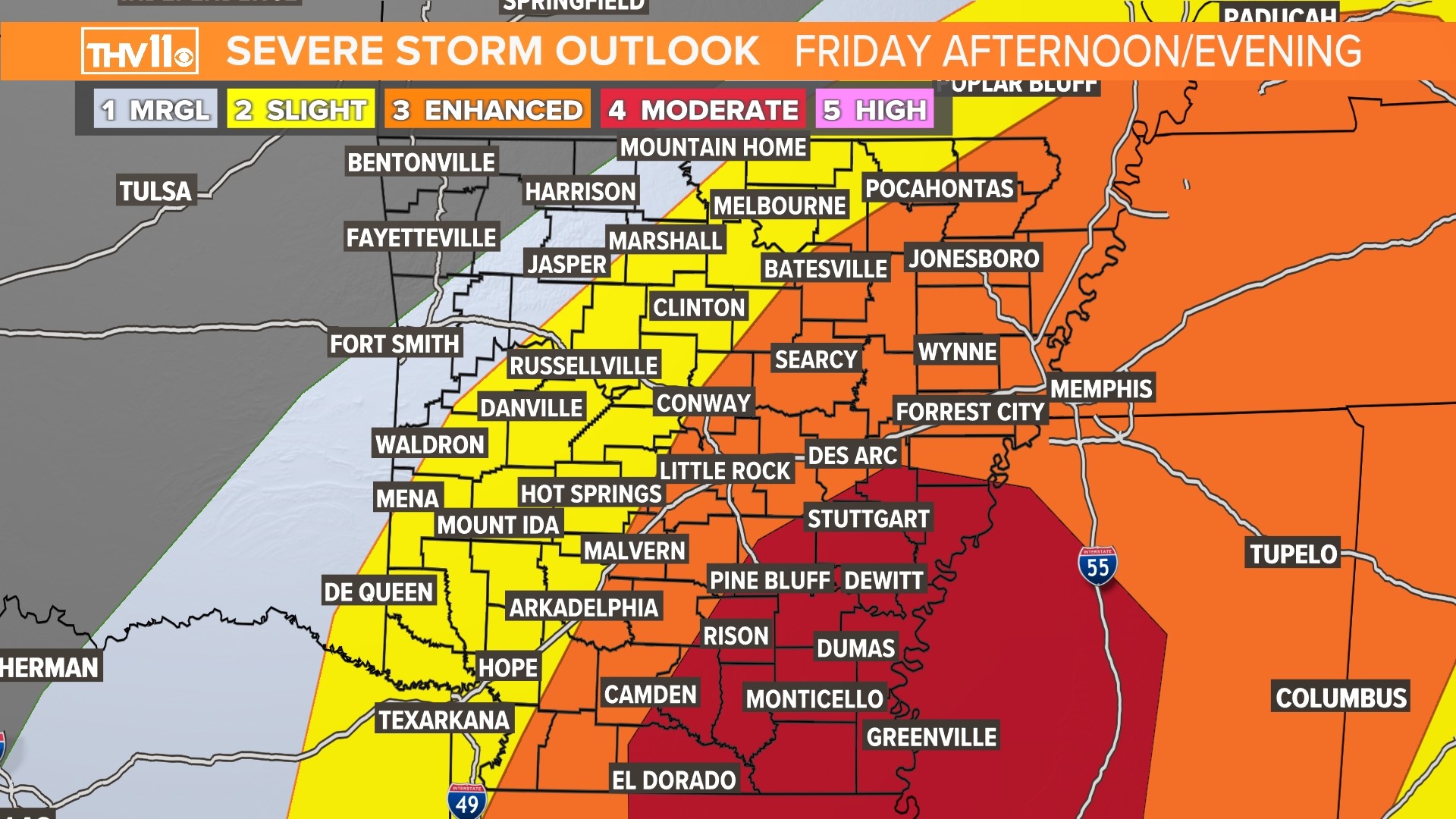 Arkansas Expecting Severe Storms | Thv11.com